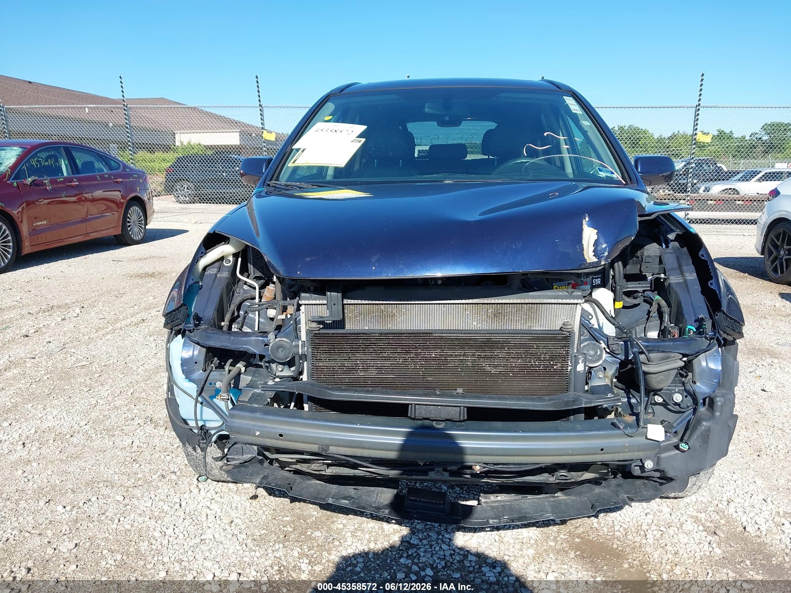 2011 Honda Cr-v Ex-l Blue vin: 5J6RE4H7XBL100412