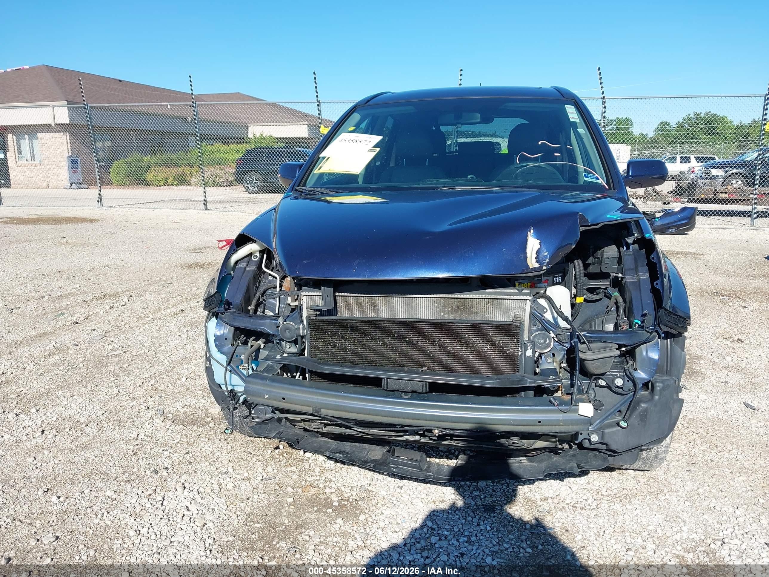 2011 Honda Cr-v Ex-l Blue vin: 5J6RE4H7XBL100412