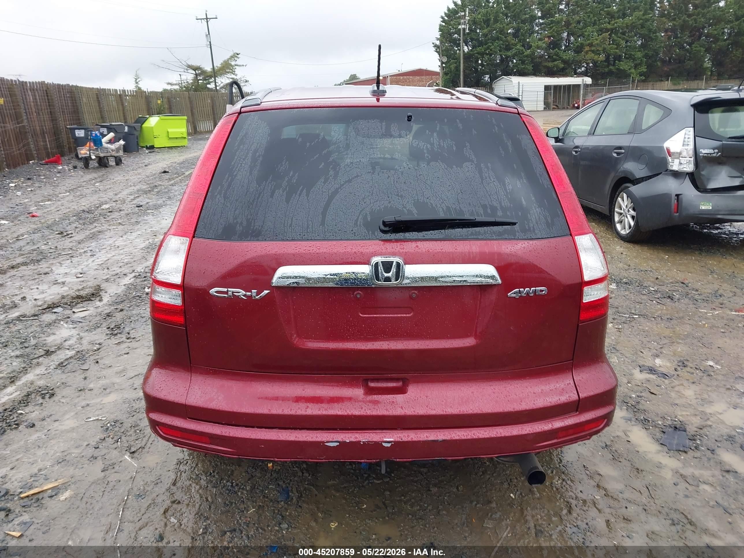 2011 Honda Cr-v Ex-l Темно-бордовый vin: 5J6RE4H7XBL123639