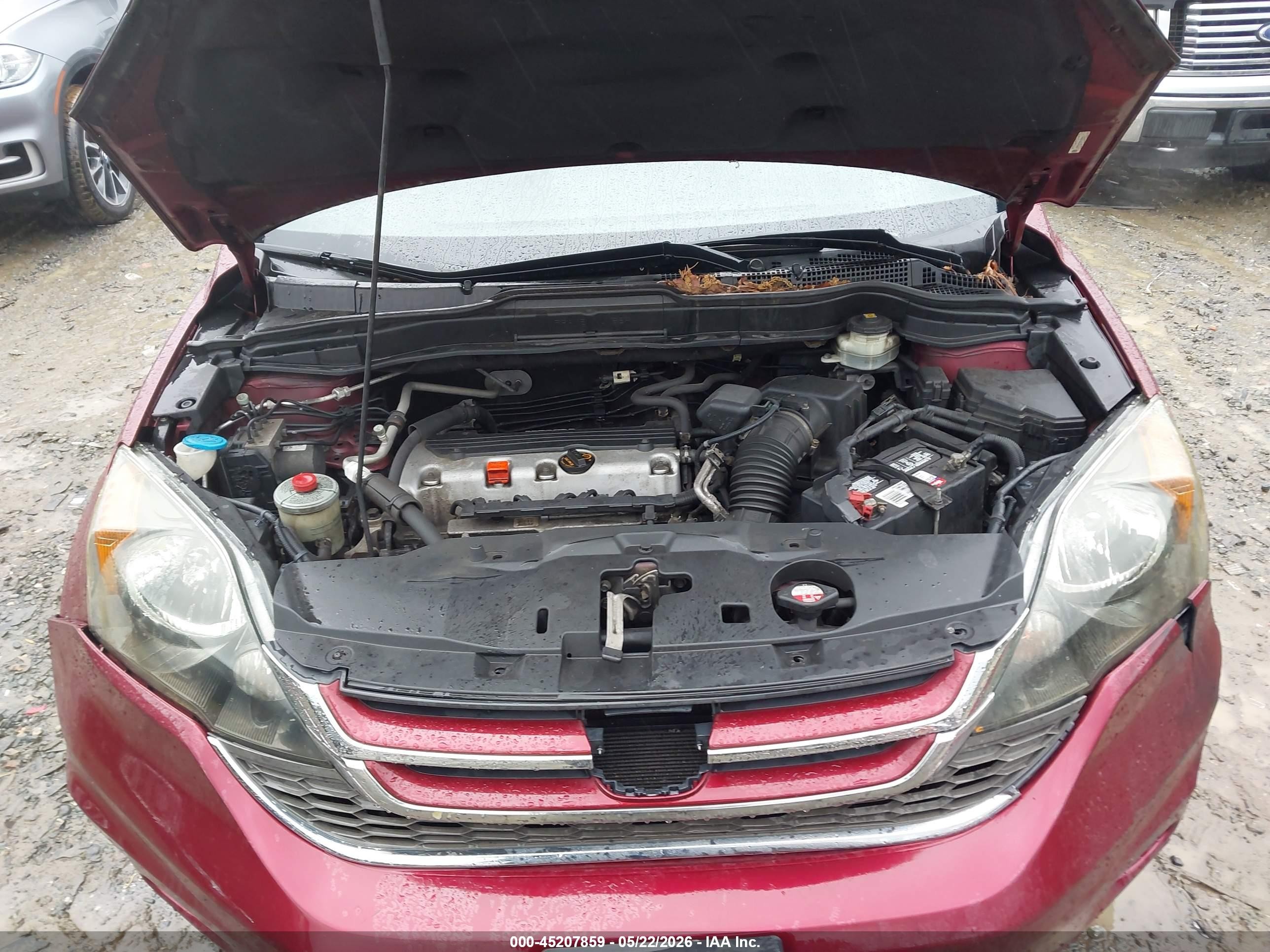 2011 Honda Cr-v Ex-l Темно-бордовый vin: 5J6RE4H7XBL123639