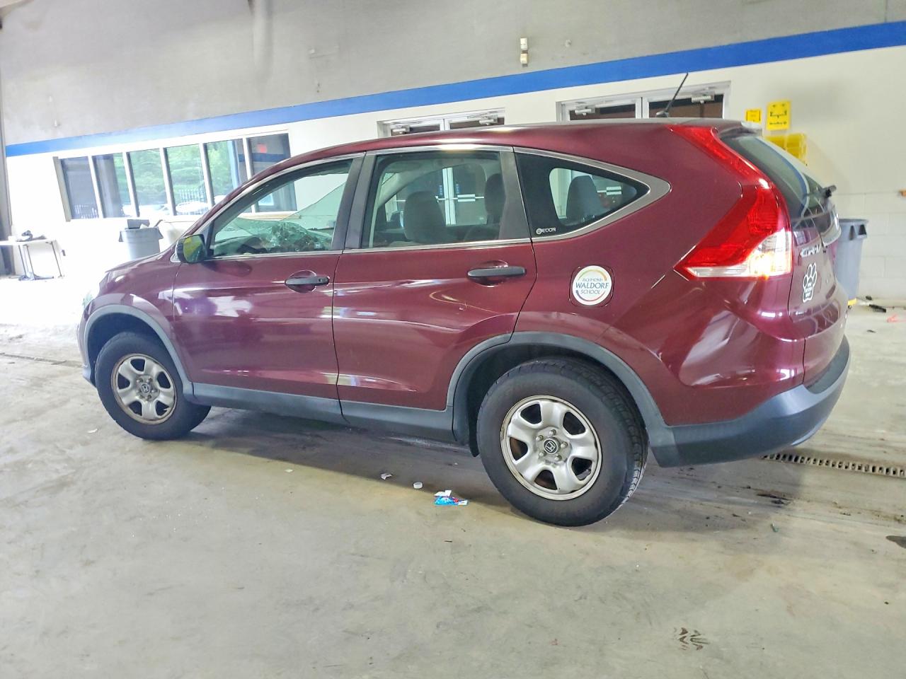 2012 Honda Cr-v Lx Burgundy vin: 5J6RM3H30CL044136