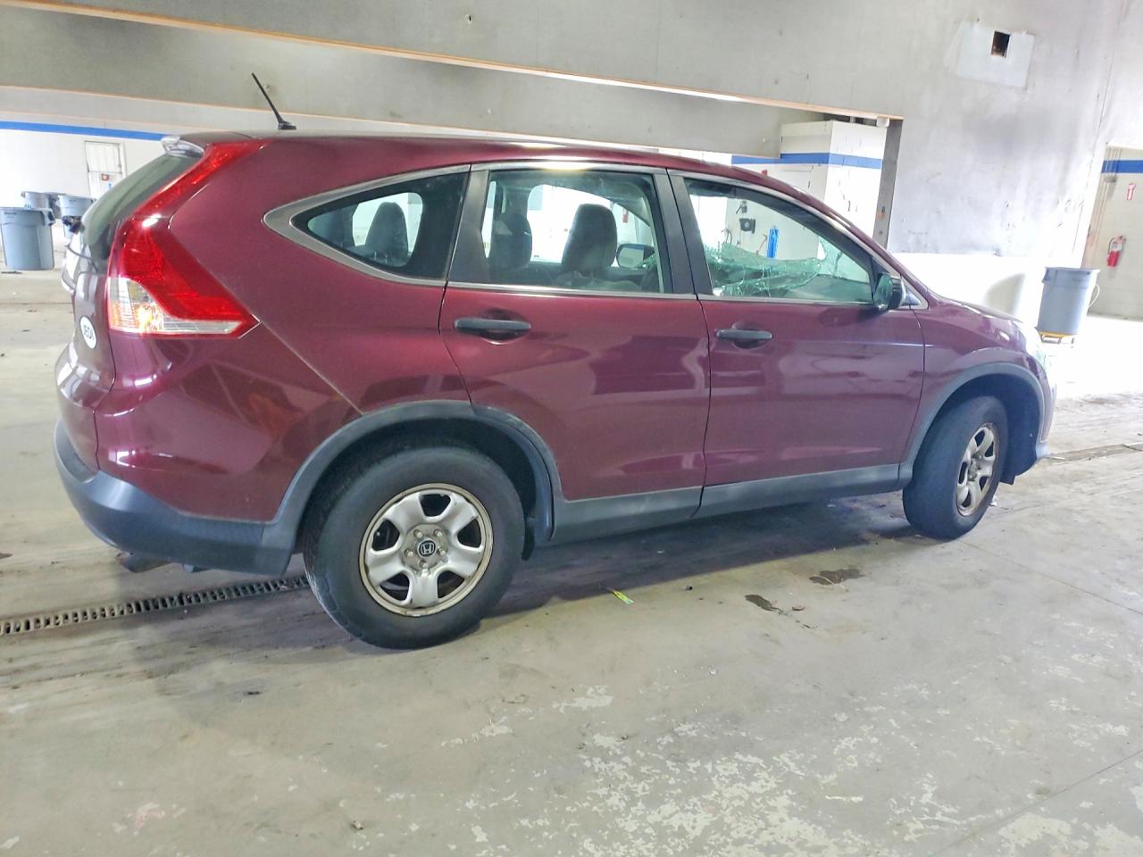 2012 Honda Cr-v Lx Burgundy vin: 5J6RM3H30CL044136