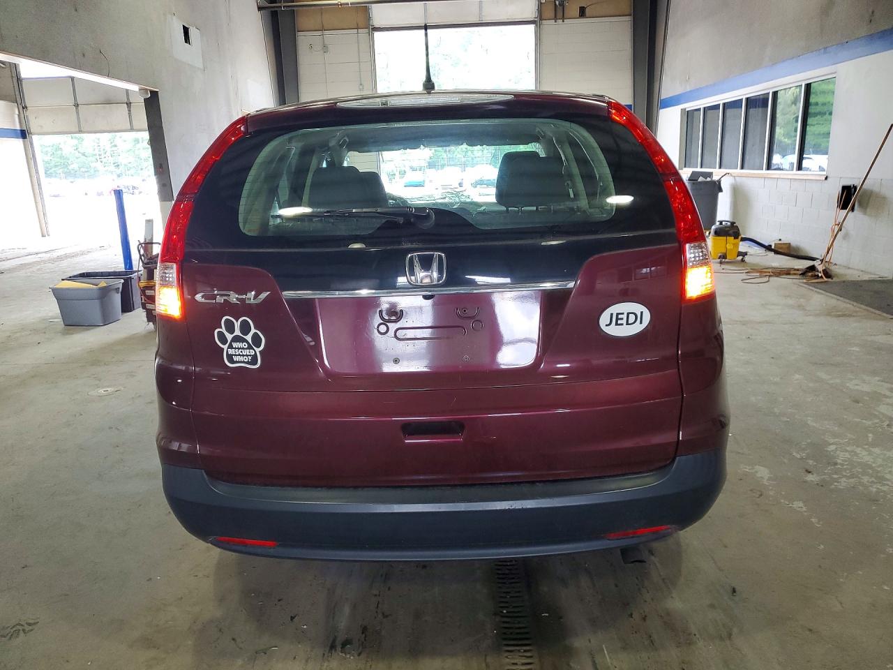 2012 Honda Cr-v Lx Burgundy vin: 5J6RM3H30CL044136