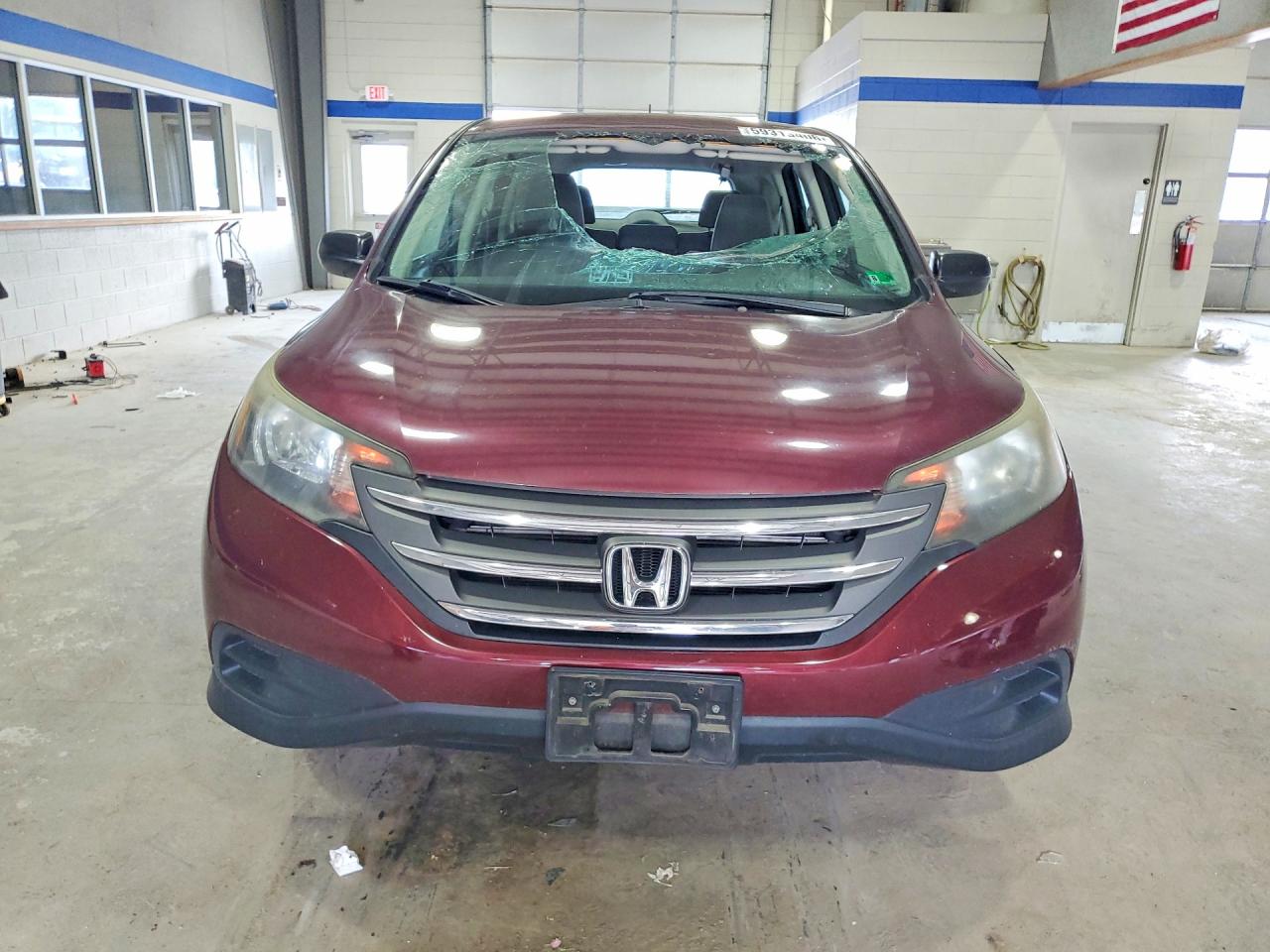 2012 Honda Cr-v Lx Burgundy vin: 5J6RM3H30CL044136