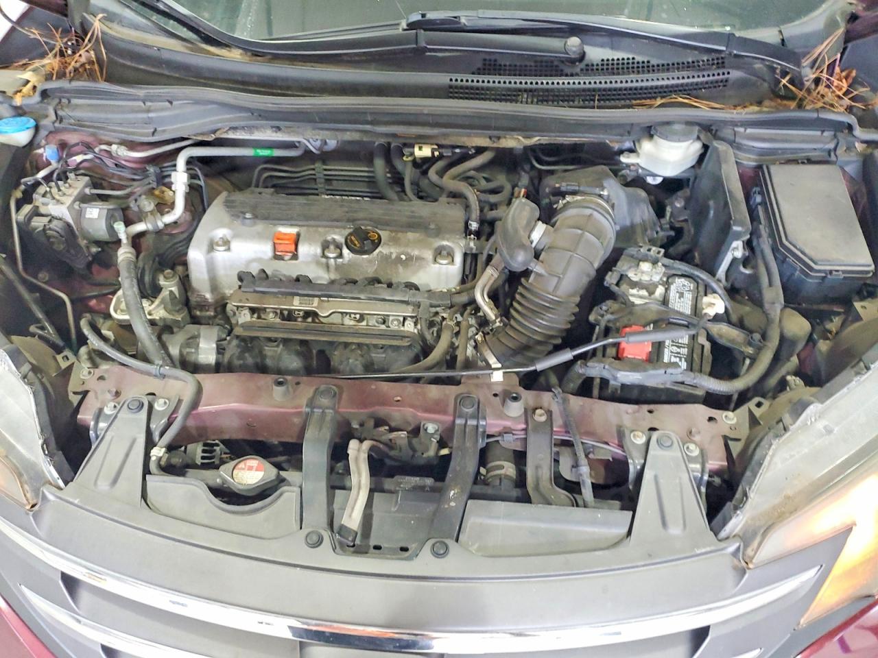 2012 Honda Cr-v Lx Burgundy vin: 5J6RM3H30CL044136