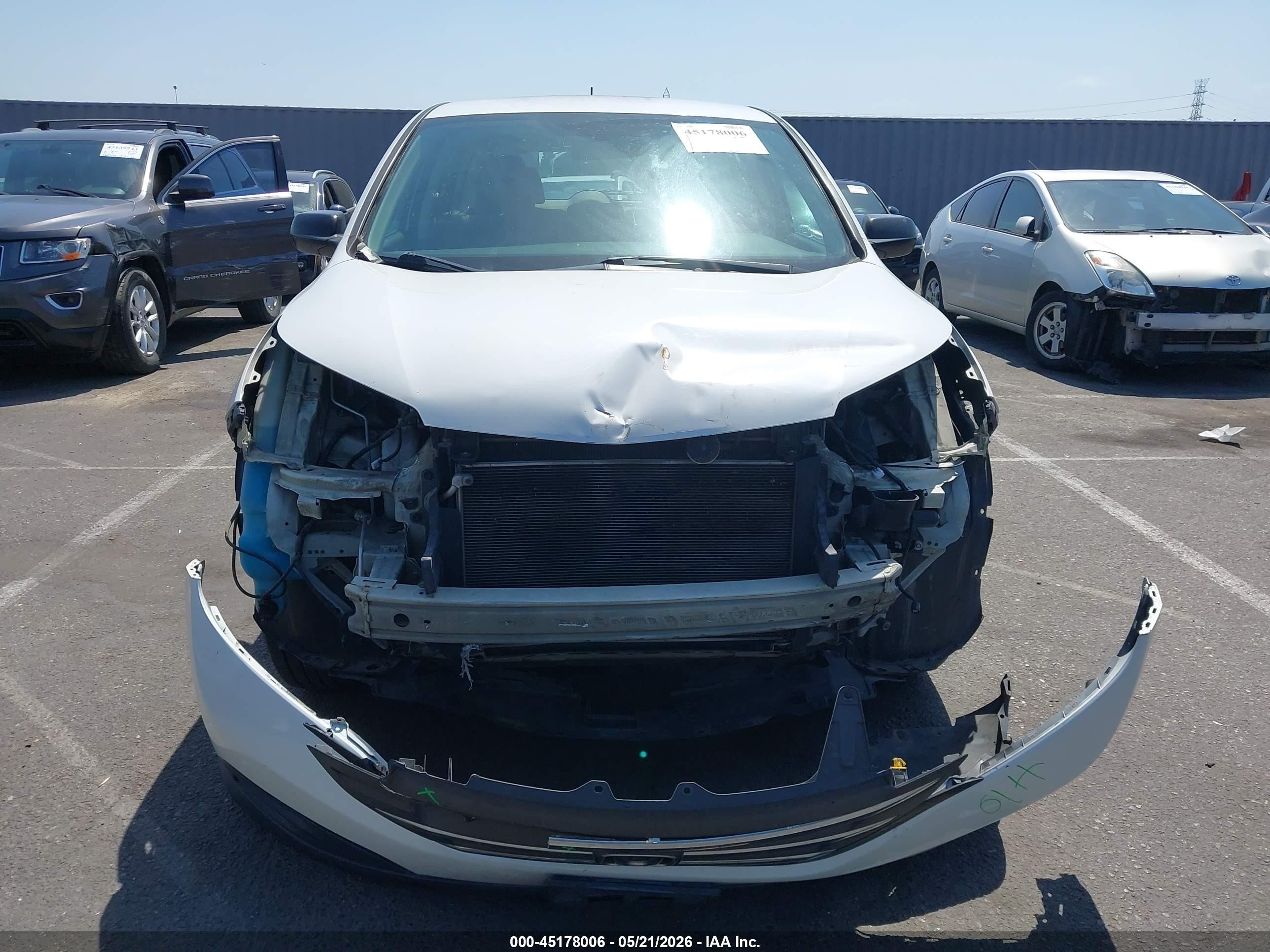 2013 Honda Cr-v Lx White vin: 5J6RM3H30DL005709