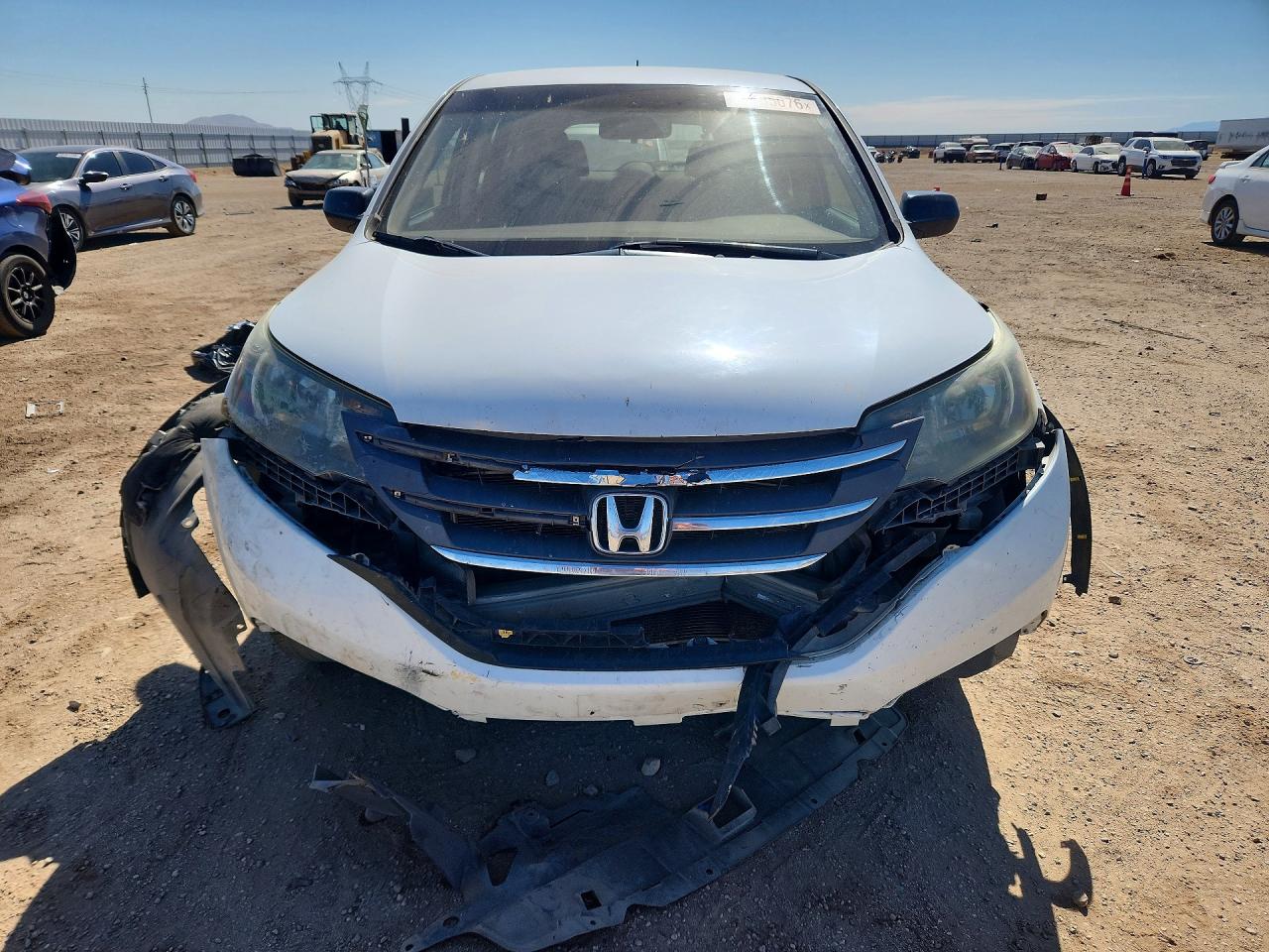 2013 Honda Cr-v Lx White vin: 5J6RM3H30DL025684