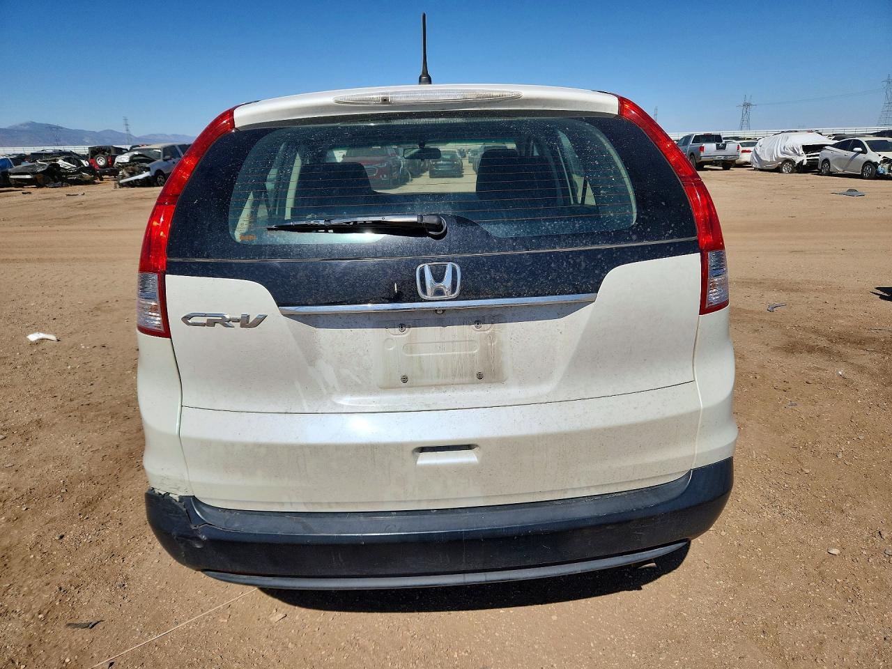 2013 Honda Cr-v Lx White vin: 5J6RM3H30DL025684