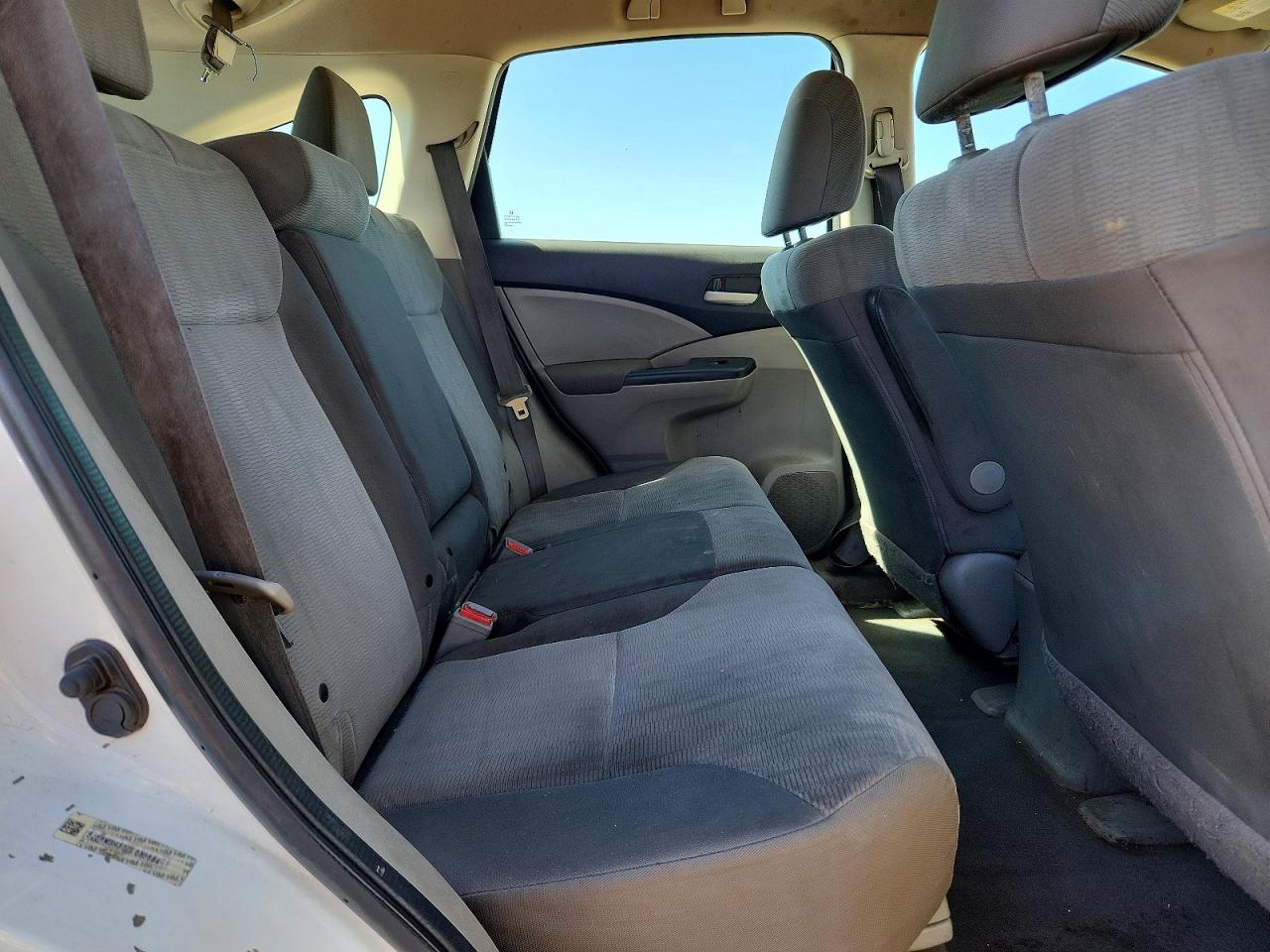 2013 Honda Cr-v Lx White vin: 5J6RM3H30DL025684