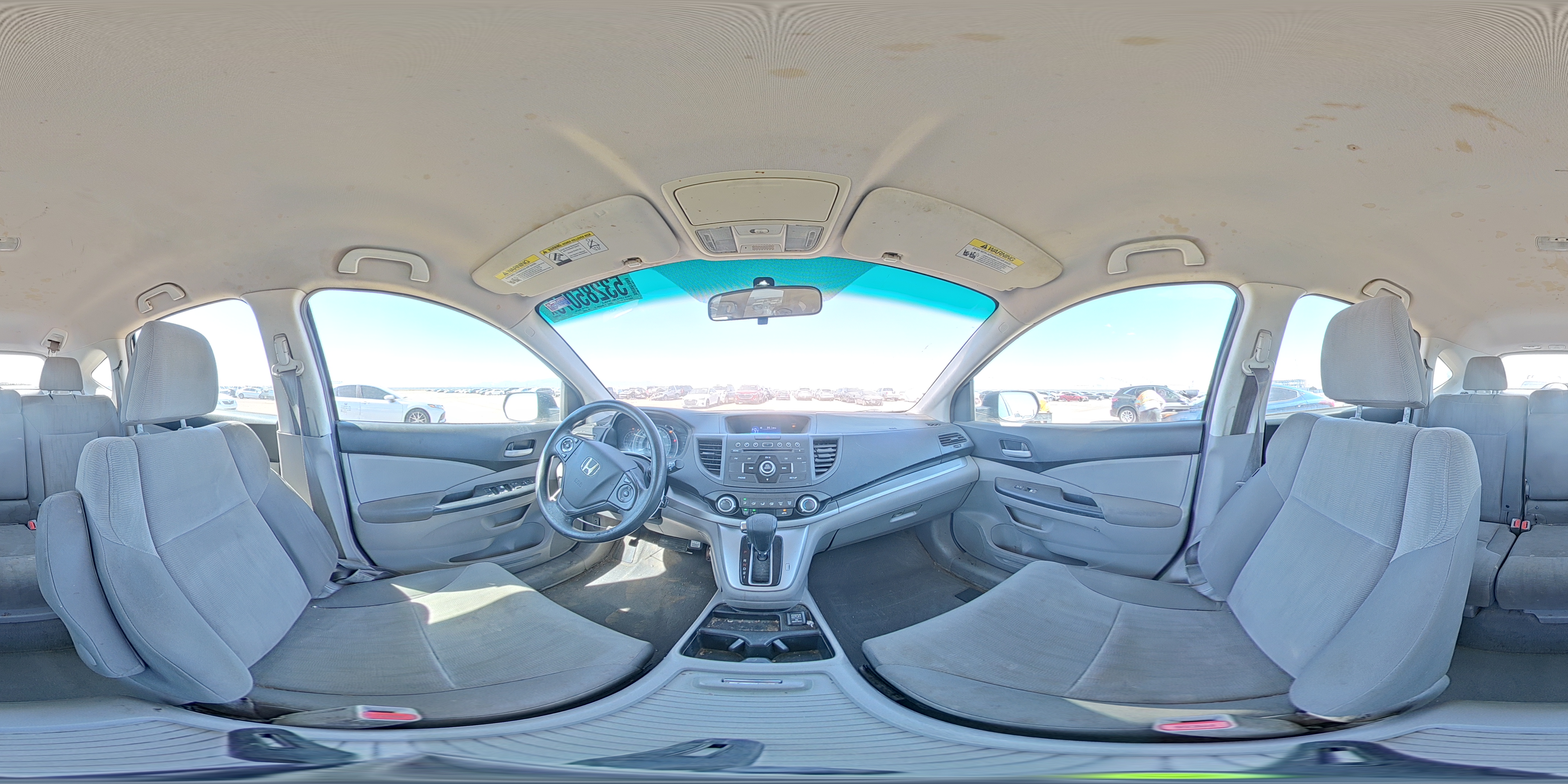 2013 Honda Cr-v Lx White vin: 5J6RM3H30DL025684
