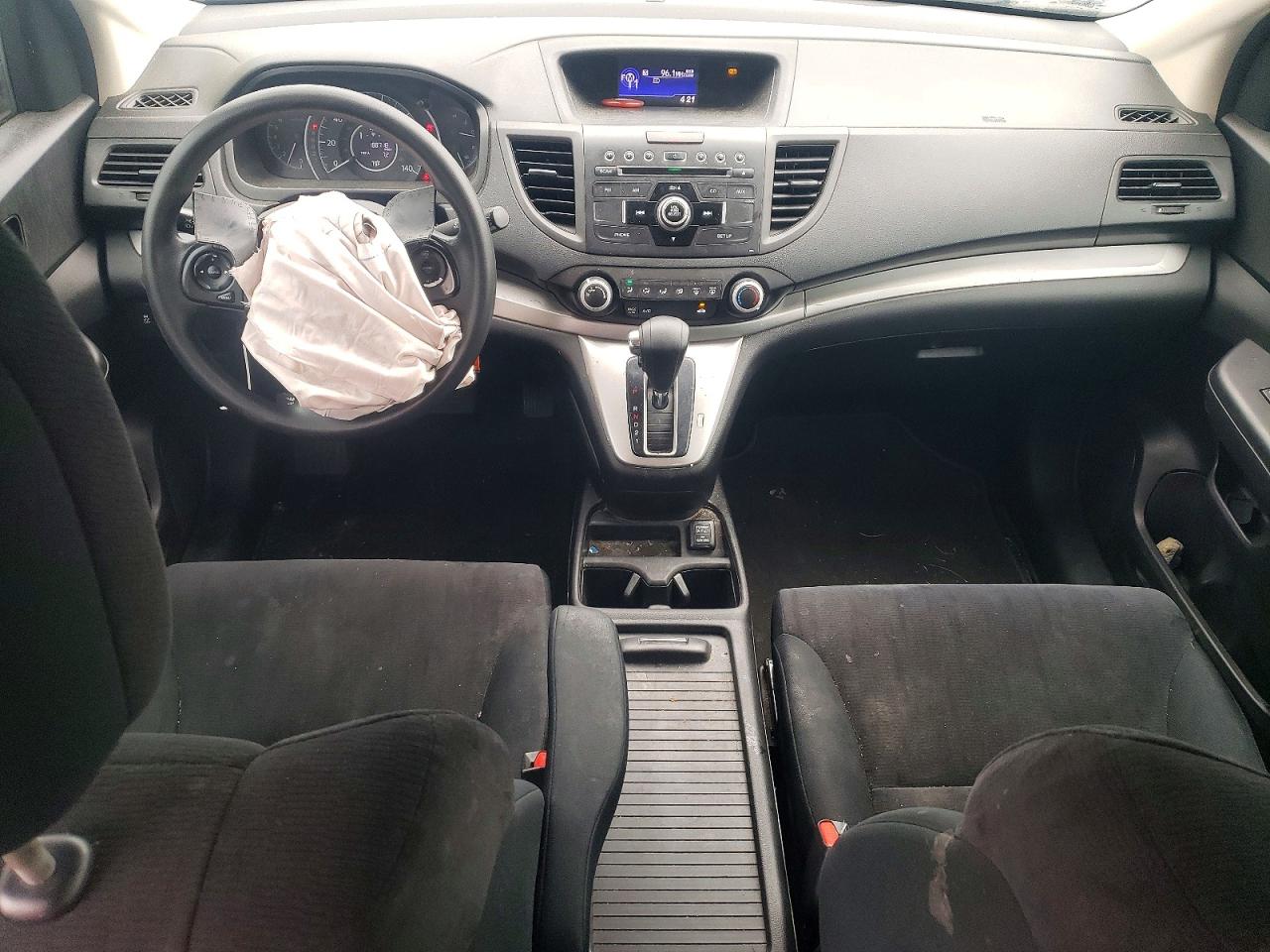 2013 Honda Cr-v Lx Blue vin: 5J6RM3H30DL027497