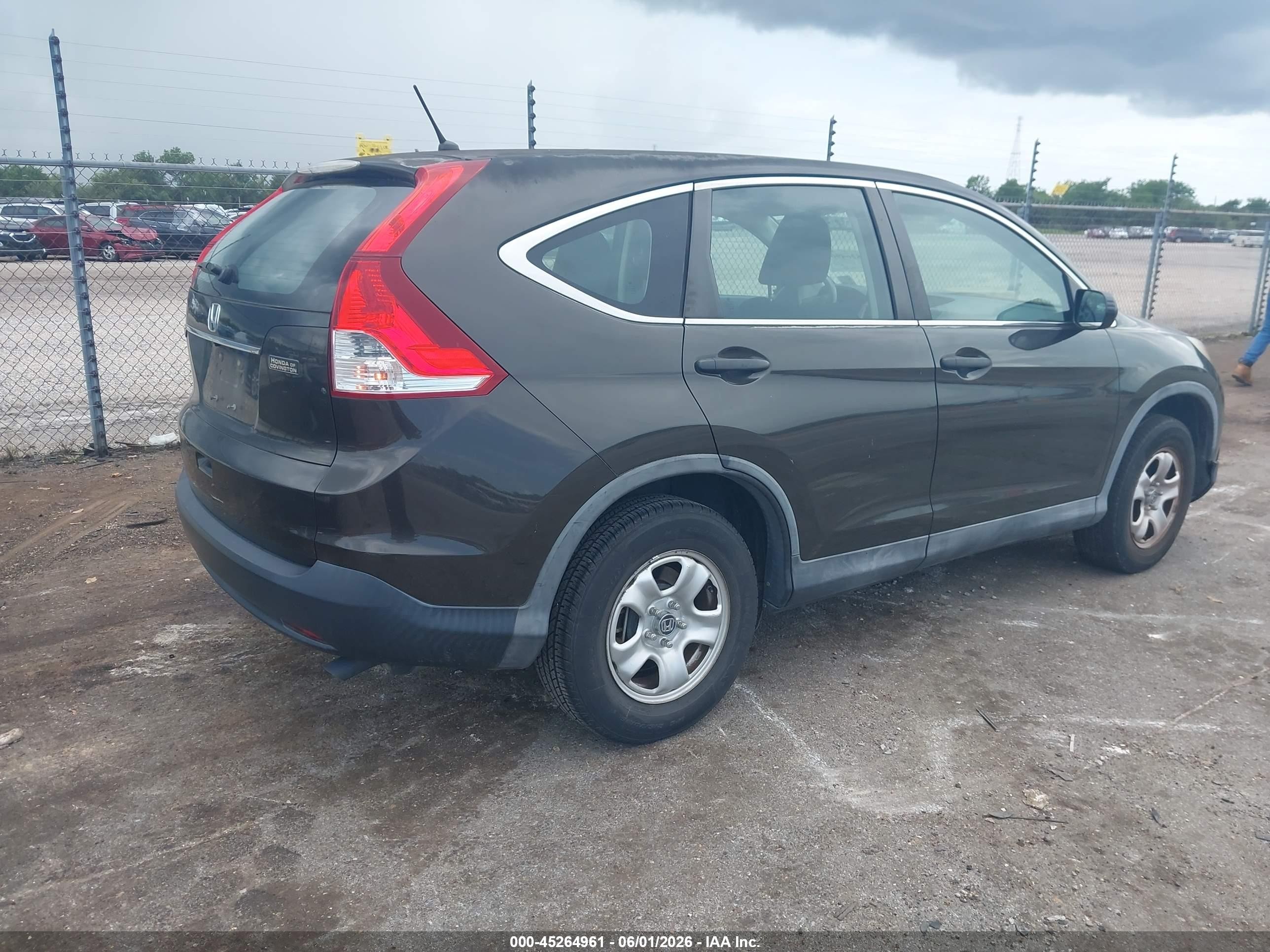 2013 Honda Cr-v Lx Черный vin: 5J6RM3H30DL034496