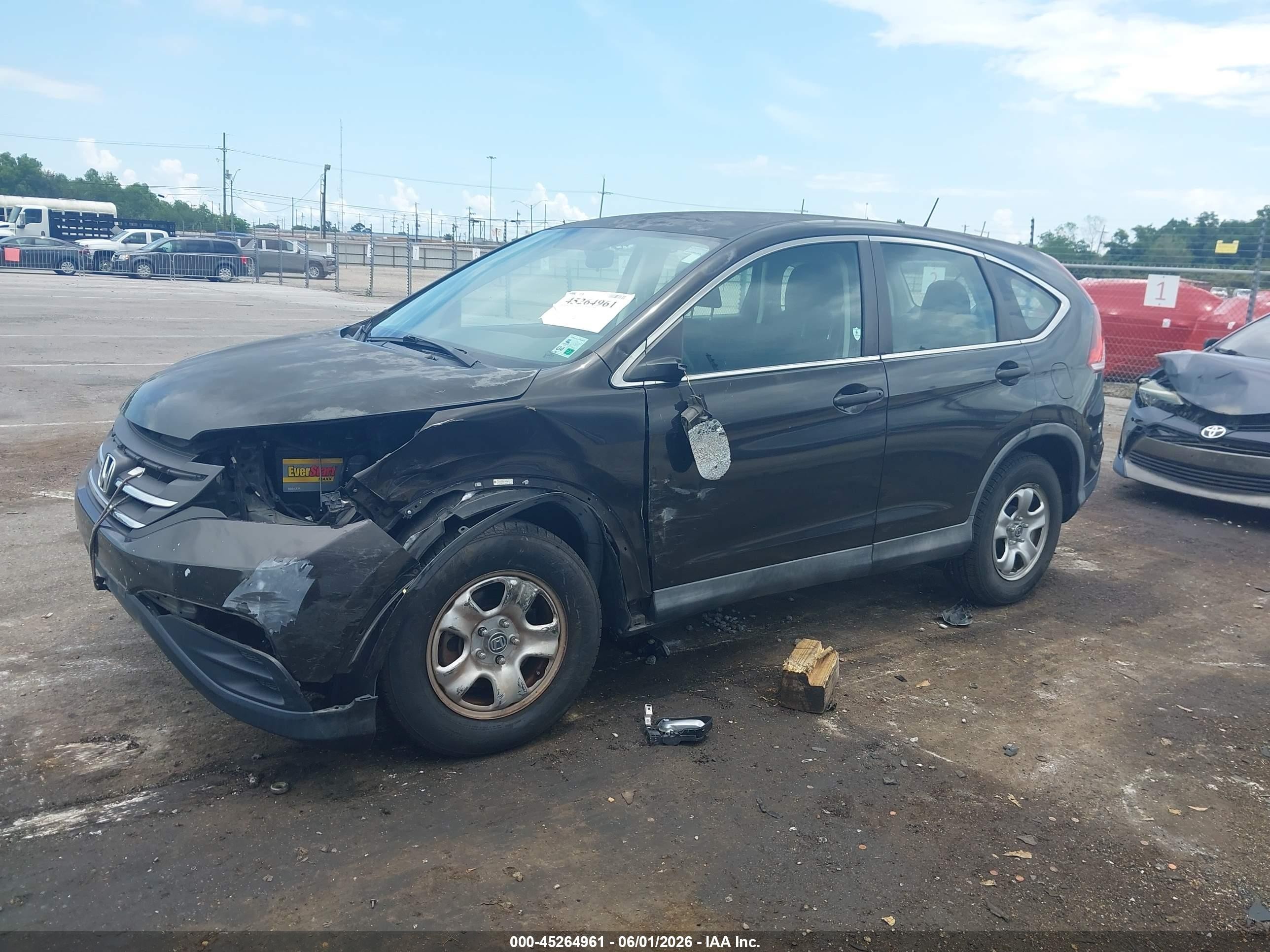 2013 Honda Cr-v Lx Черный vin: 5J6RM3H30DL034496