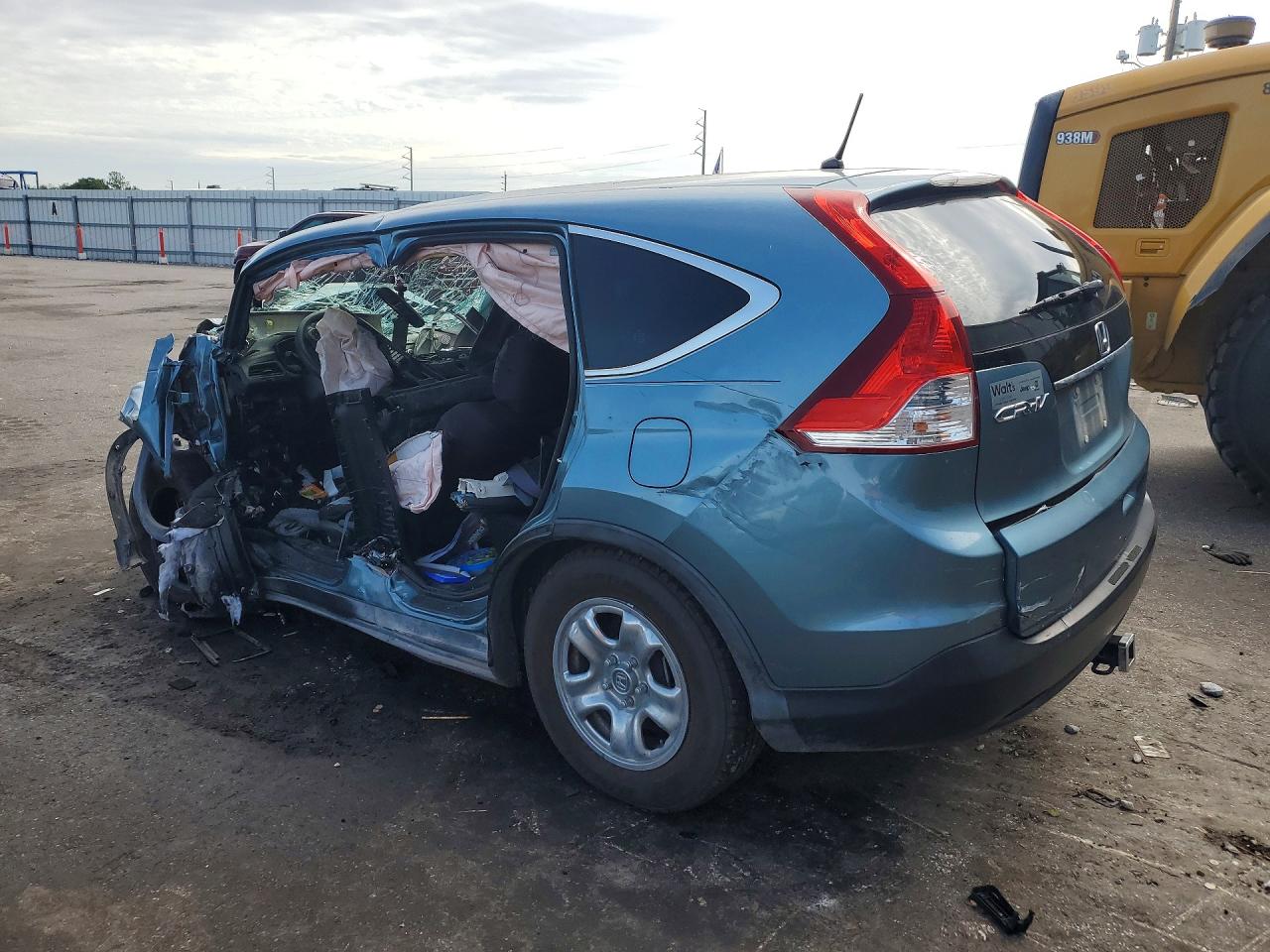 2013 Honda Cr-v Lx Blue vin: 5J6RM3H30DL043781
