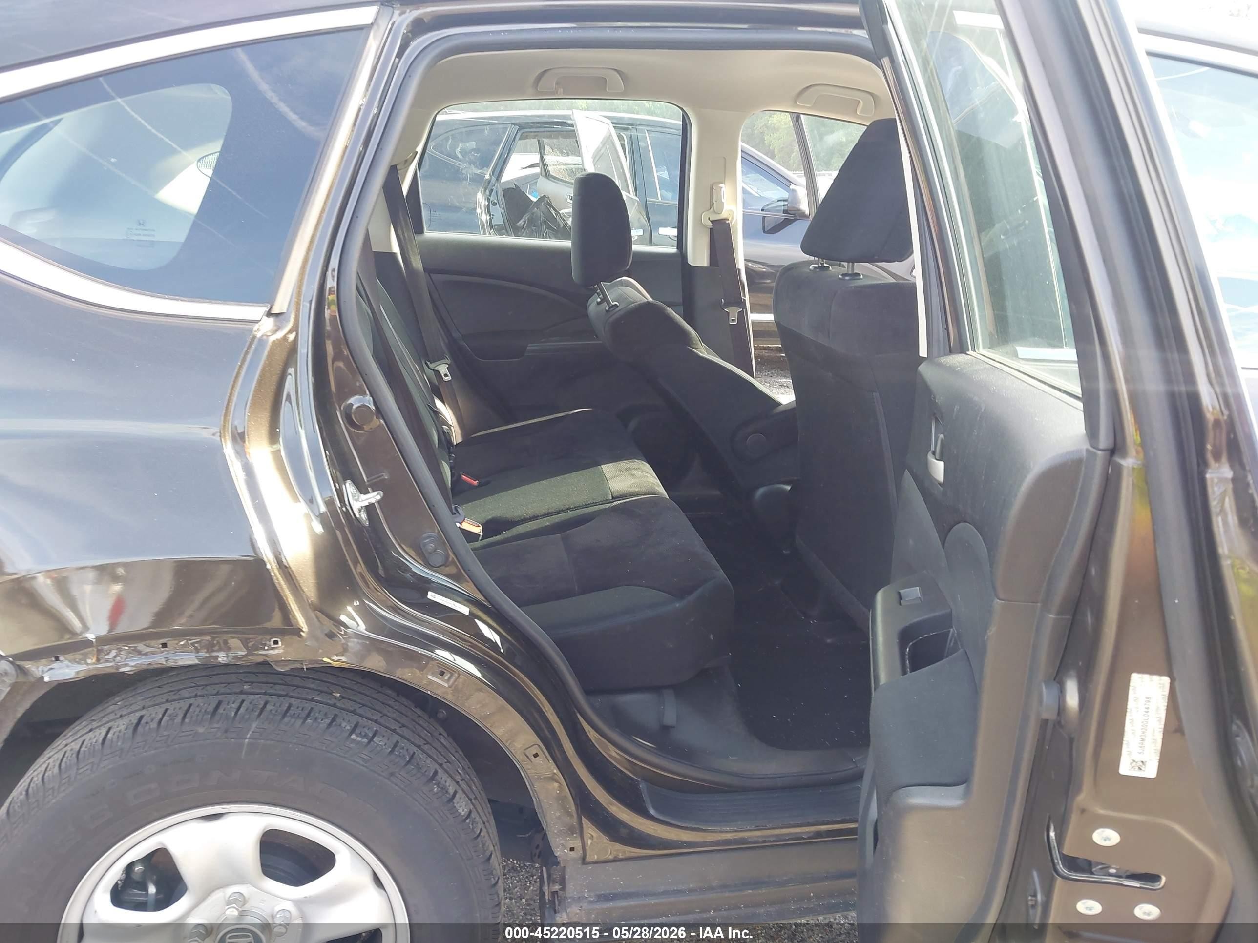 2013 Honda Cr-v Lx Brown vin: 5J6RM3H30DL044798