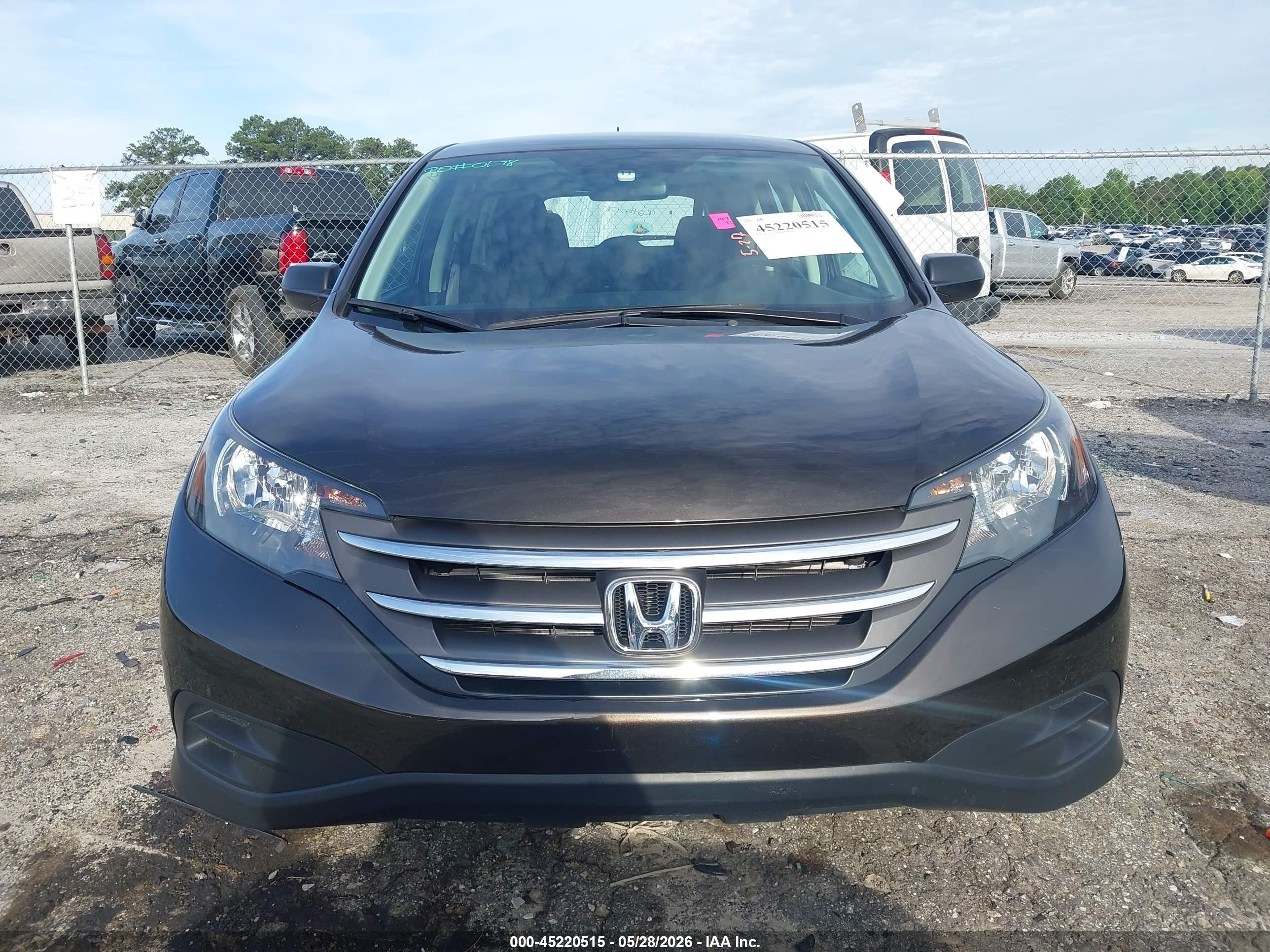 2013 Honda Cr-v Lx Brown vin: 5J6RM3H30DL044798