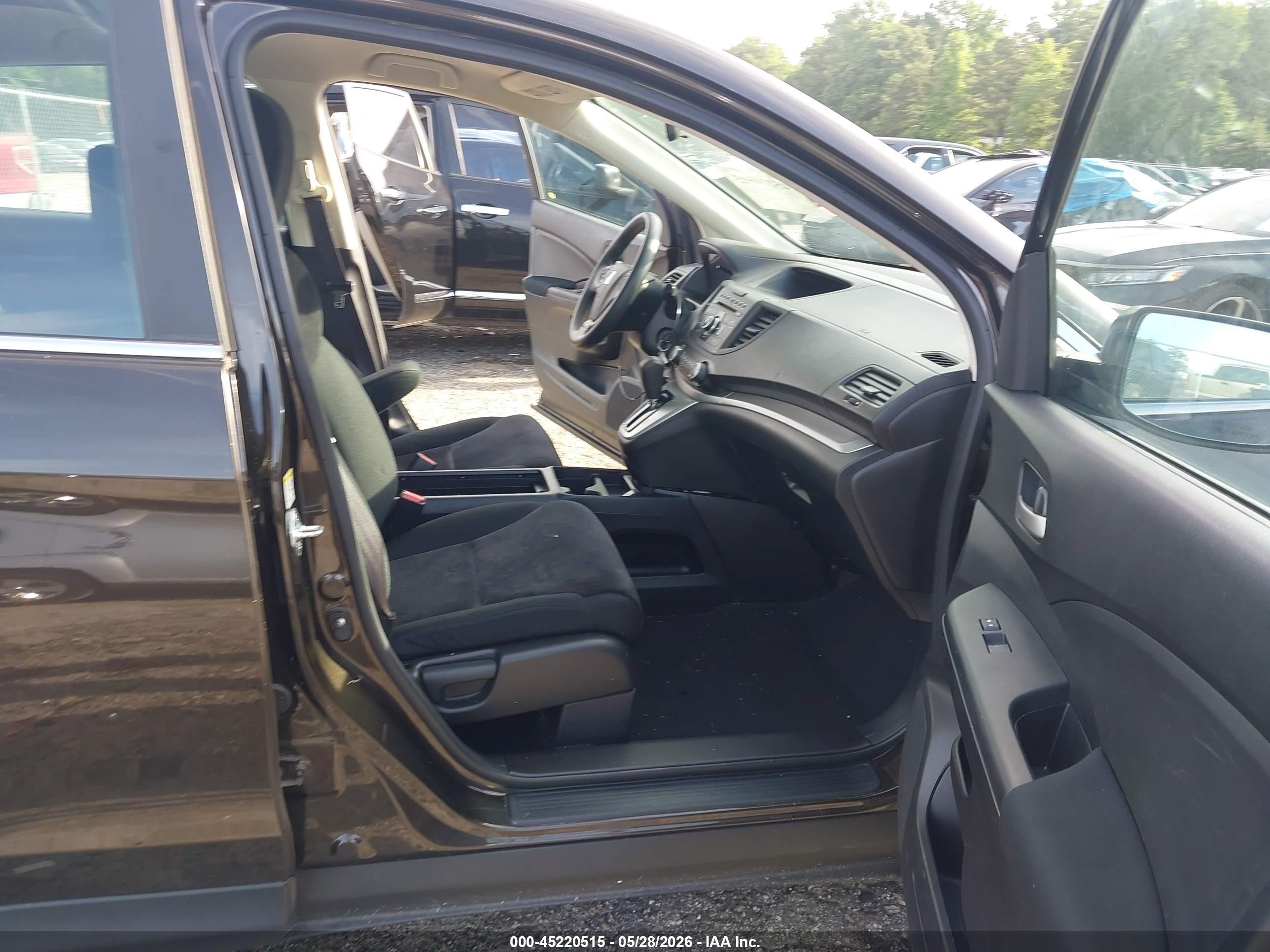 2013 Honda Cr-v Lx Brown vin: 5J6RM3H30DL044798