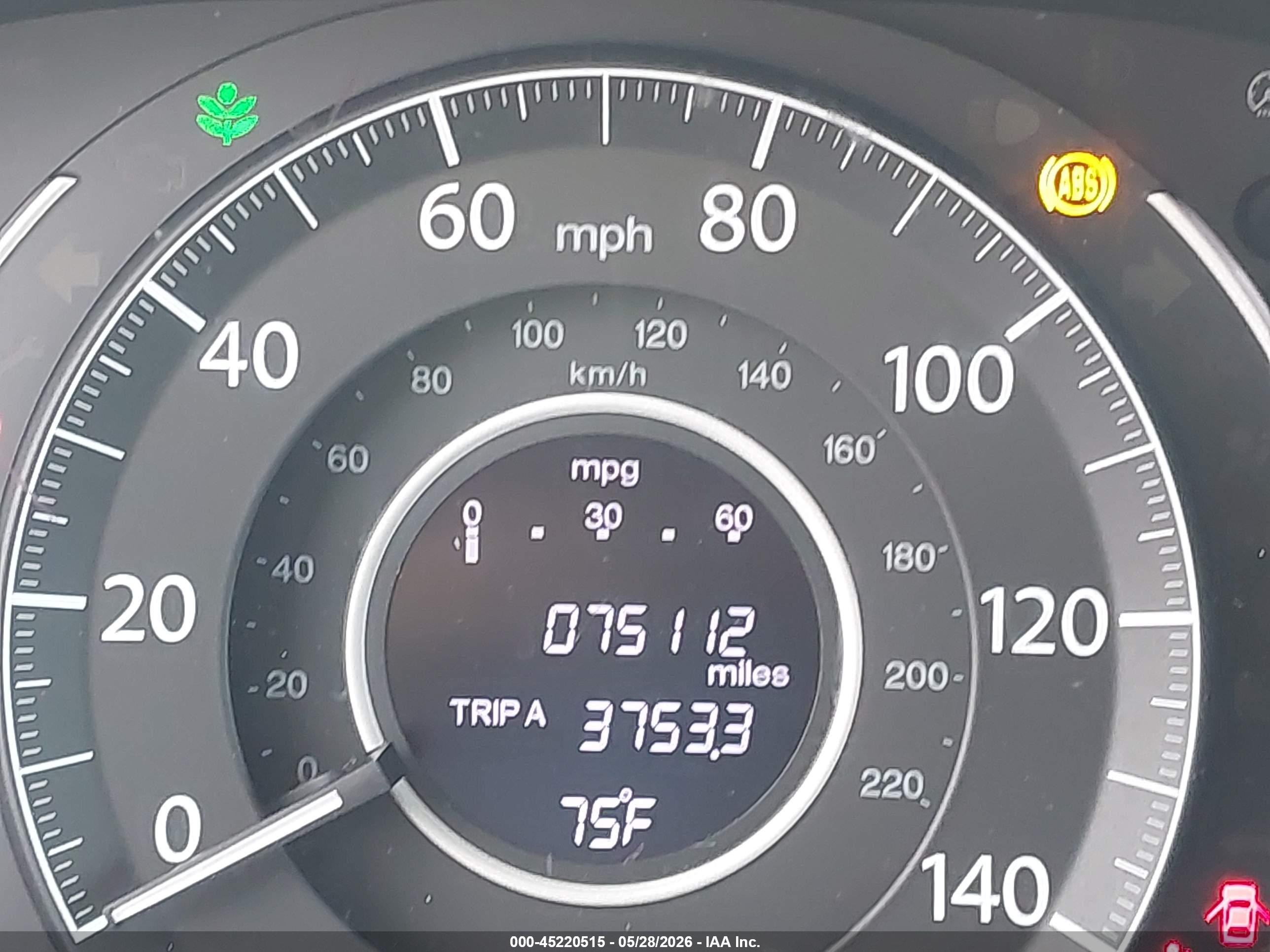 2013 Honda Cr-v Lx Brown vin: 5J6RM3H30DL044798