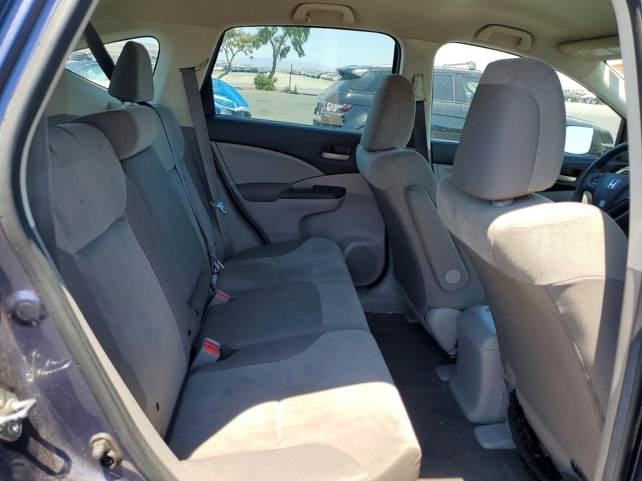 2014 Honda Cr-v Lx Blue vin: 5J6RM3H30EL015187