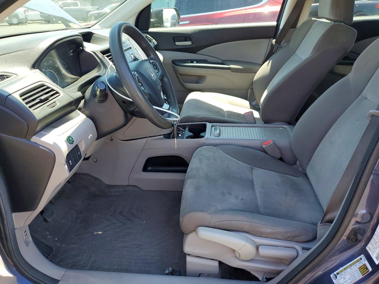 2014 Honda Cr-v Lx Blue vin: 5J6RM3H30EL015187