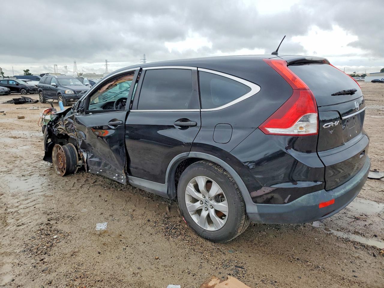 2014 Honda Cr-v Lx Black vin: 5J6RM3H30EL019577
