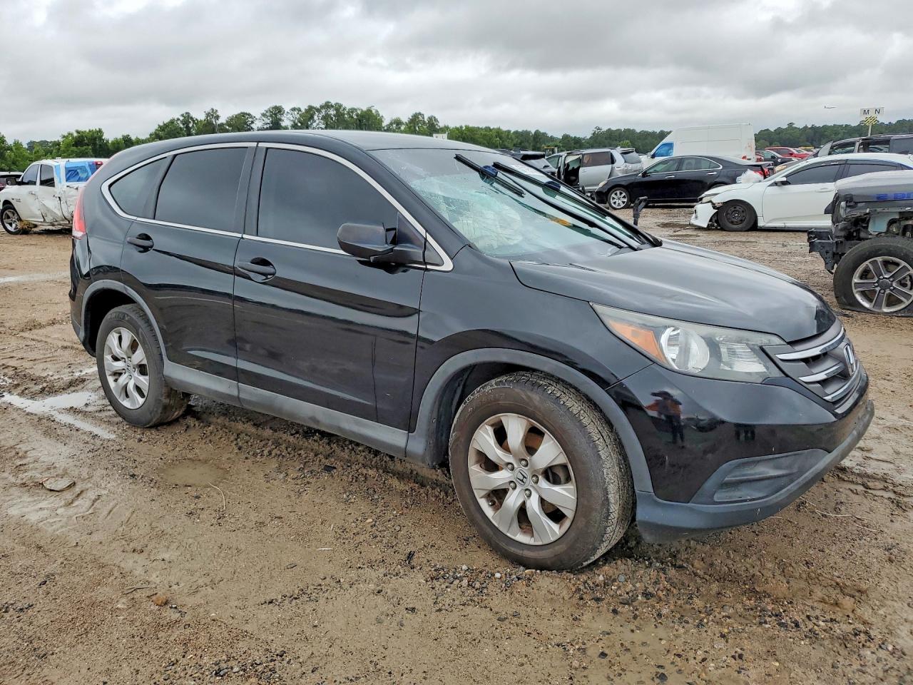 2014 Honda Cr-v Lx Black vin: 5J6RM3H30EL019577