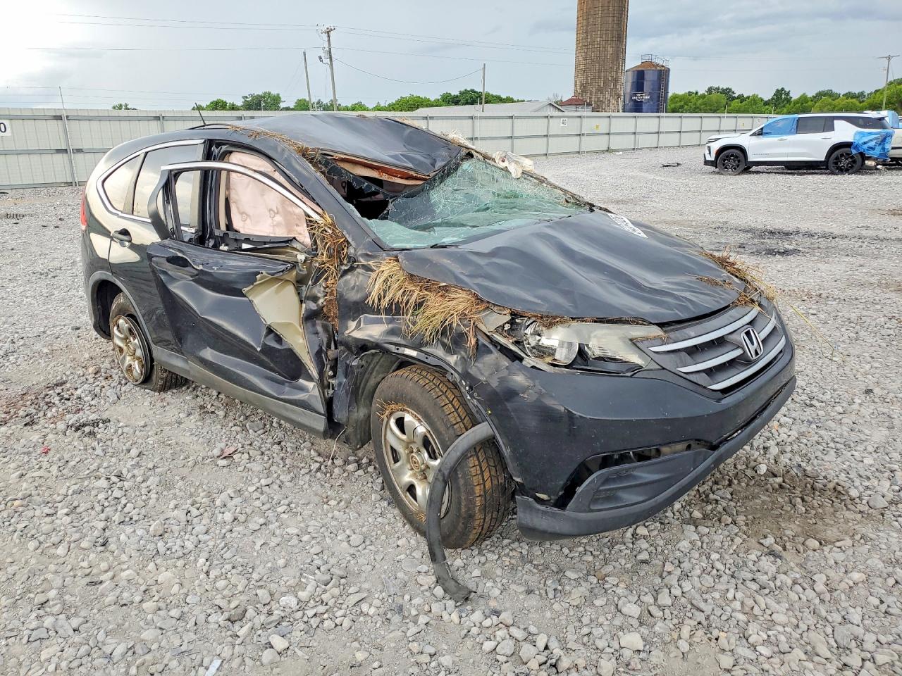 2014 Honda Cr-v Lx Black vin: 5J6RM3H30EL019949