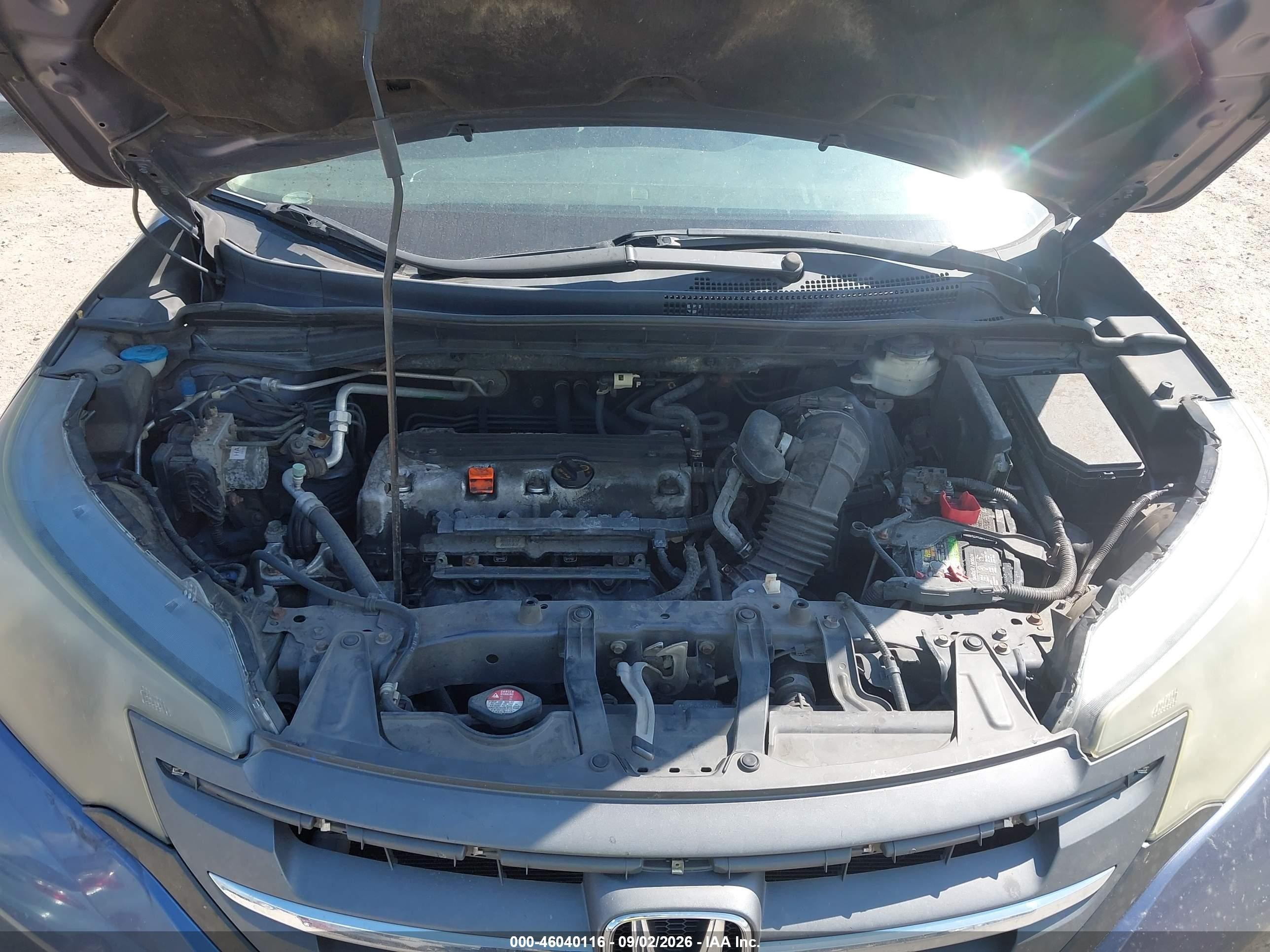 2012 Honda Cr-v Lx Blue vin: 5J6RM3H31CL020993