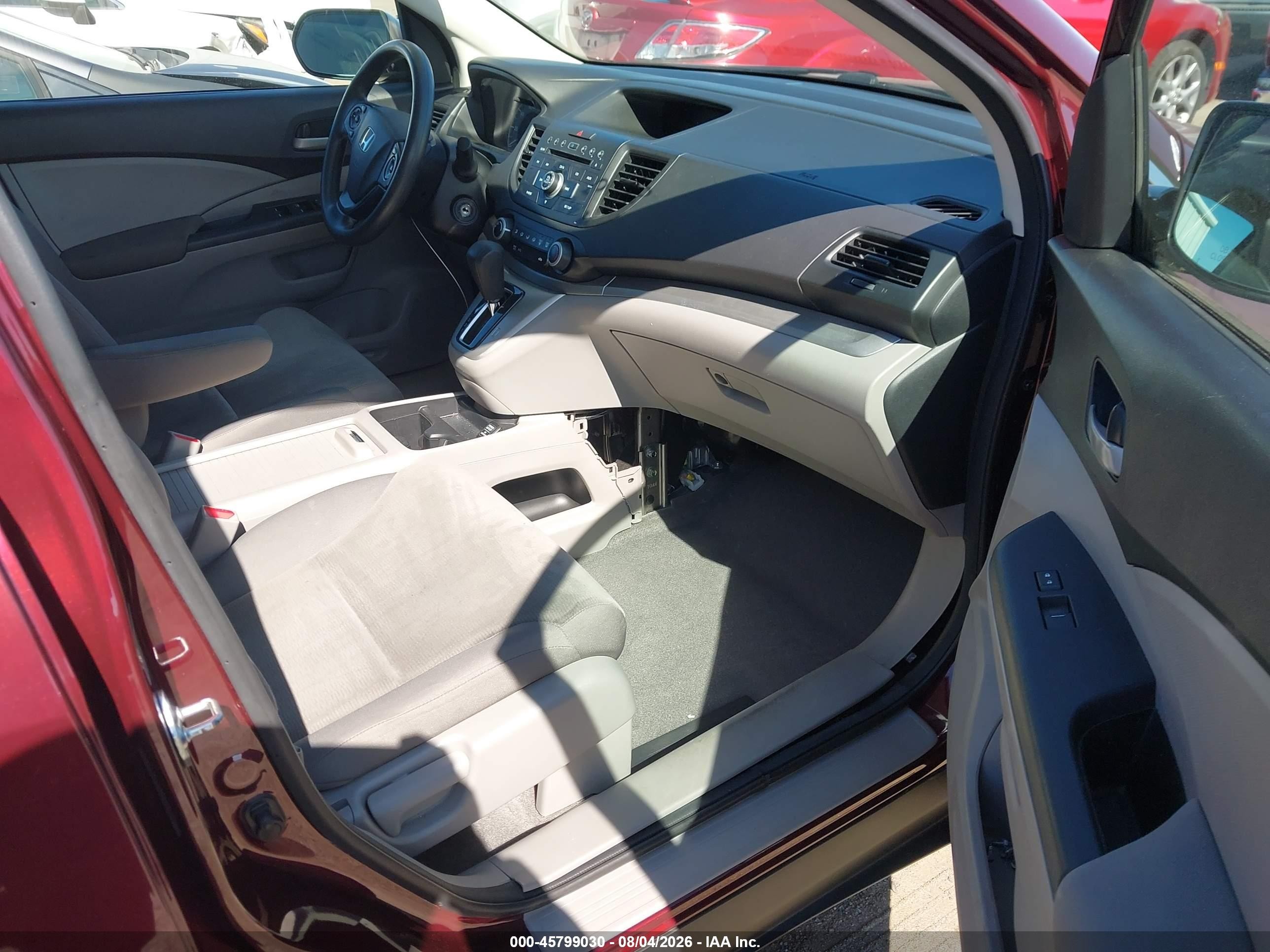 2012 Honda Cr-v Lx Бордовый vin: 5J6RM3H31CL033257