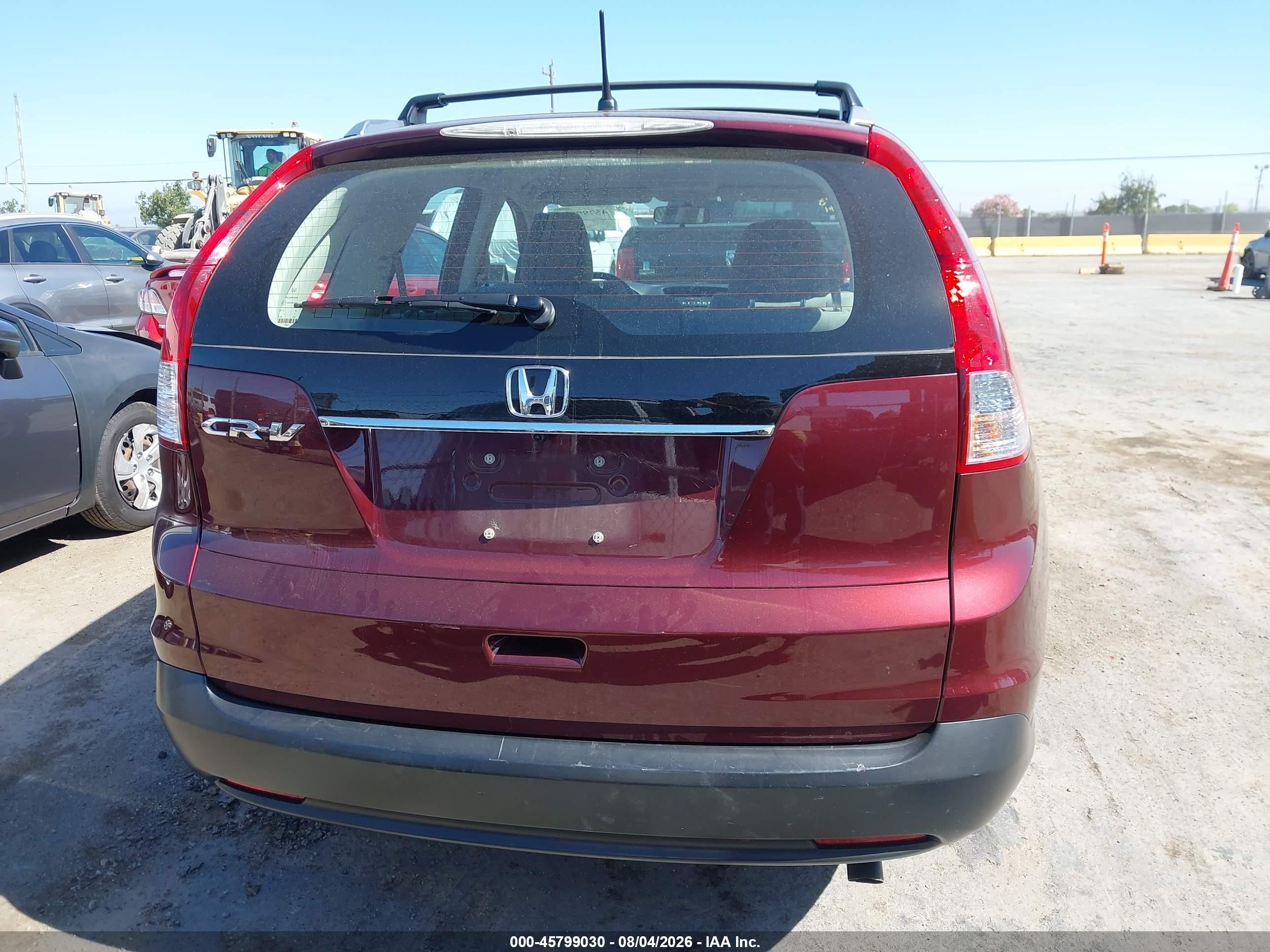 2012 Honda Cr-v Lx Бордовый vin: 5J6RM3H31CL033257