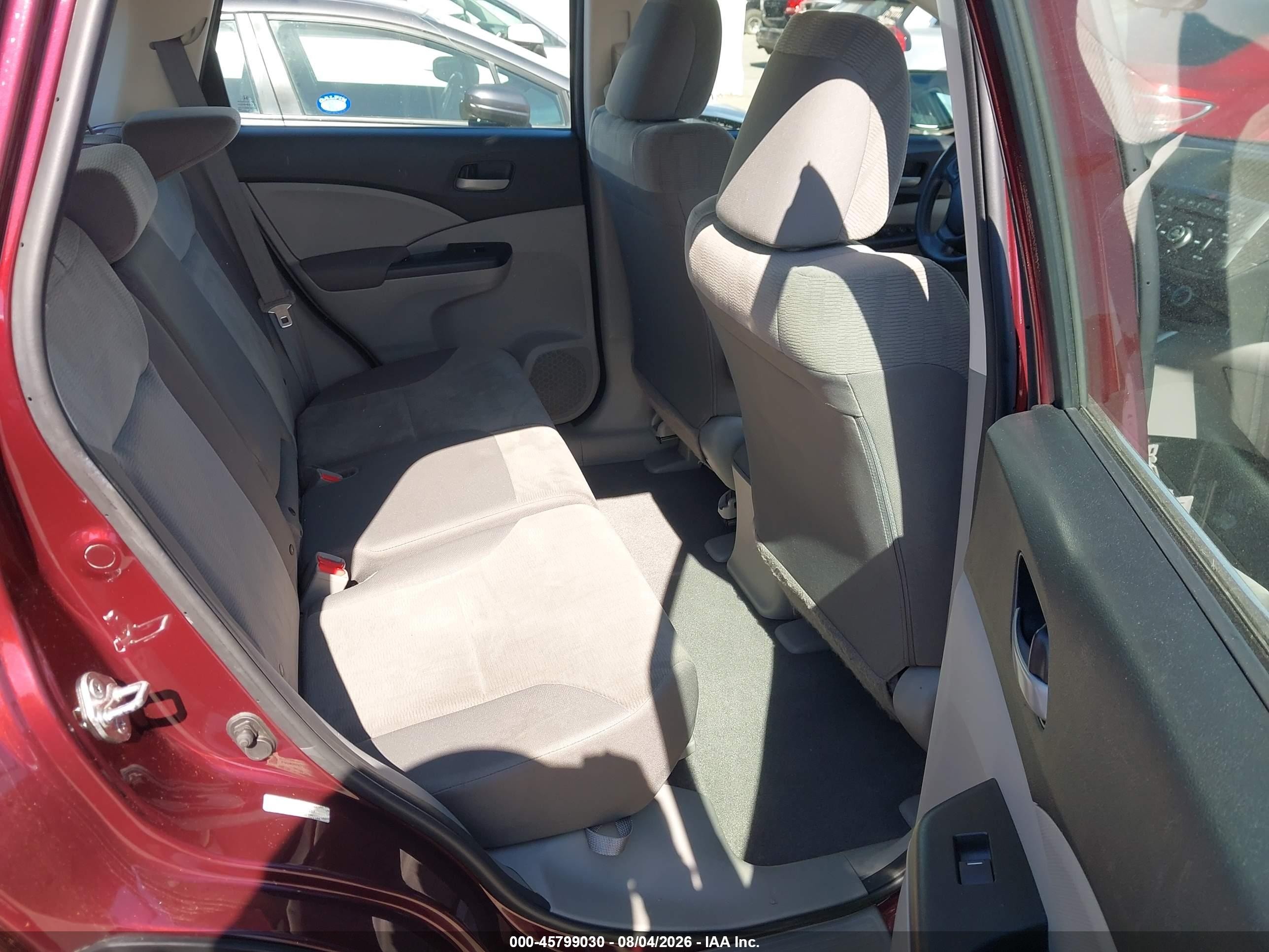2012 Honda Cr-v Lx Бордовый vin: 5J6RM3H31CL033257