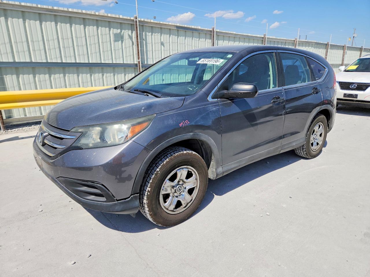 2012 Honda Cr-v Lx Gray vin: 5J6RM3H31CL033775