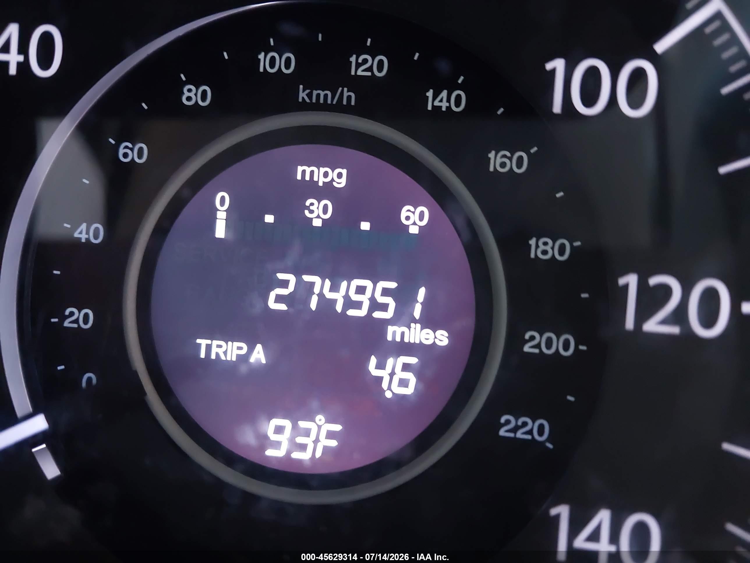 2012 Honda Cr-v Lx Бордовый vin: 5J6RM3H31CL045134