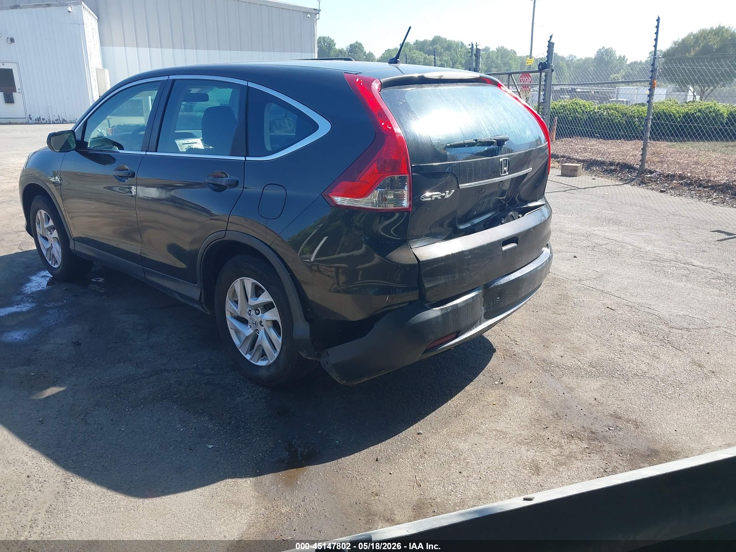 2013 Honda Cr-v Lx Black vin: 5J6RM3H31DL003080