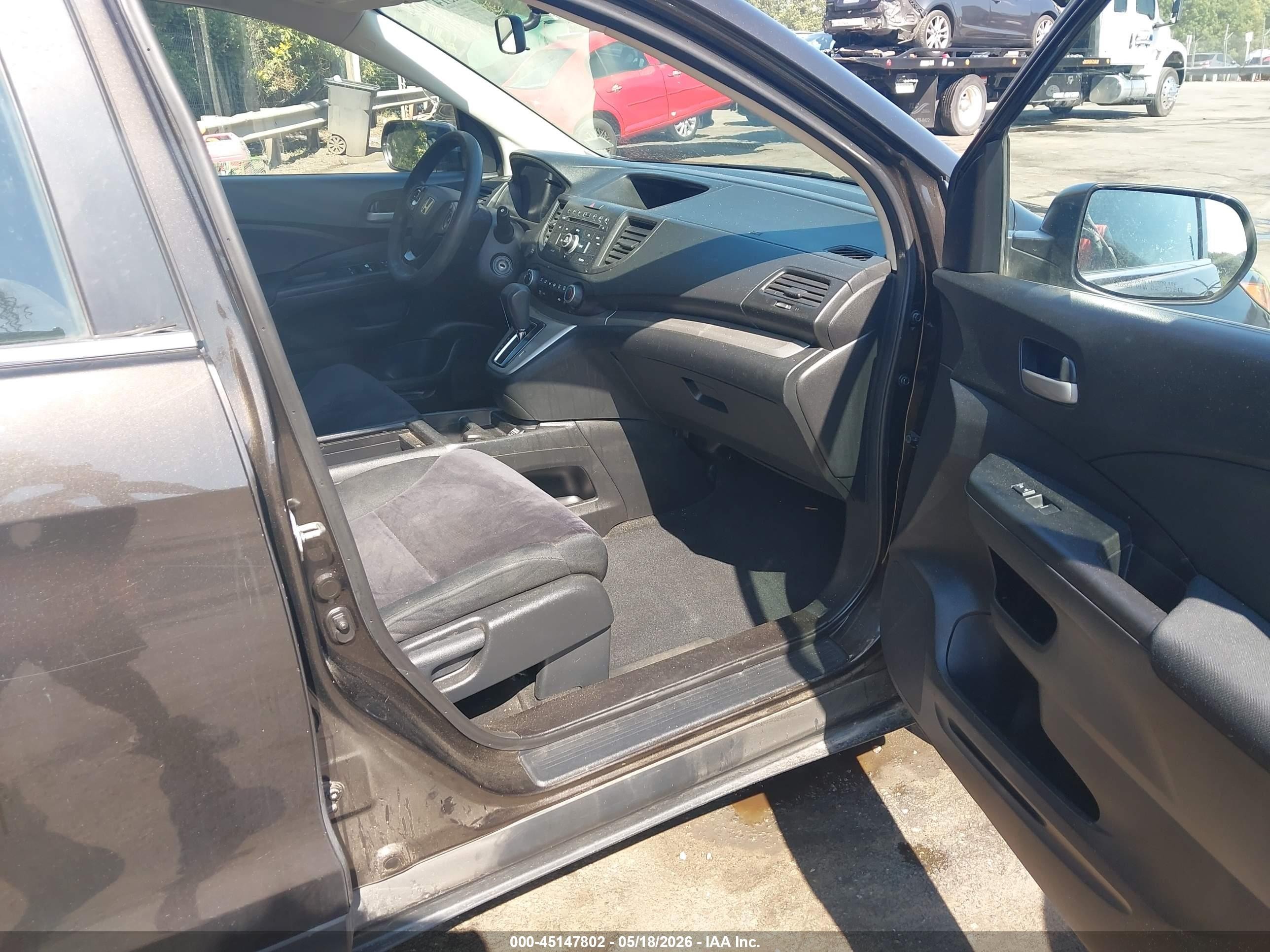 2013 Honda Cr-v Lx Black vin: 5J6RM3H31DL003080