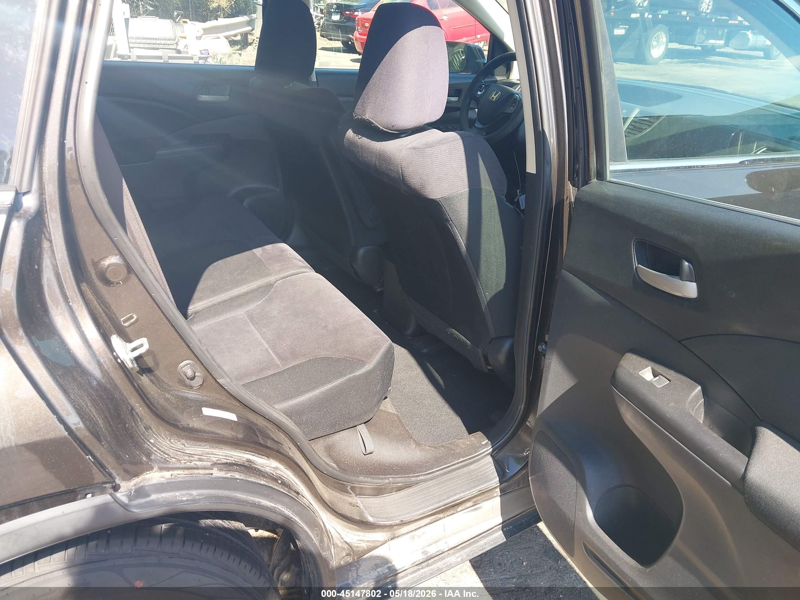 2013 Honda Cr-v Lx Black vin: 5J6RM3H31DL003080
