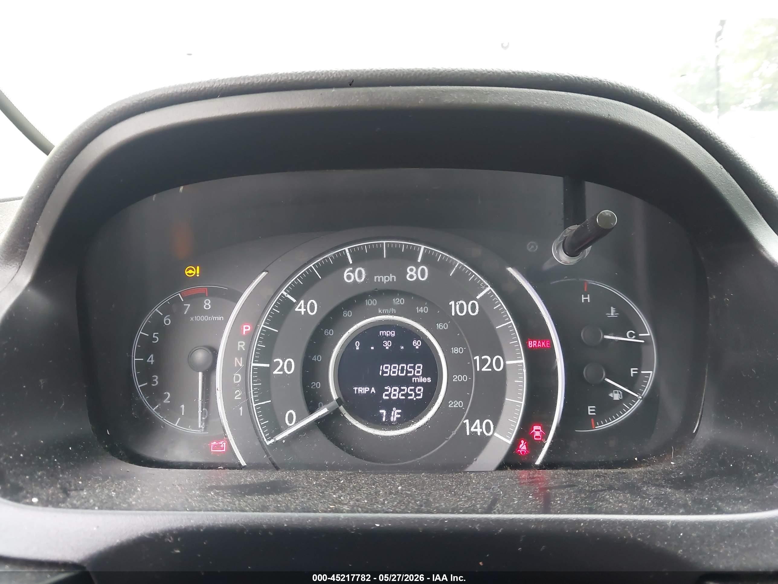 2013 Honda Cr-v Lx Maroon vin: 5J6RM3H31DL012197