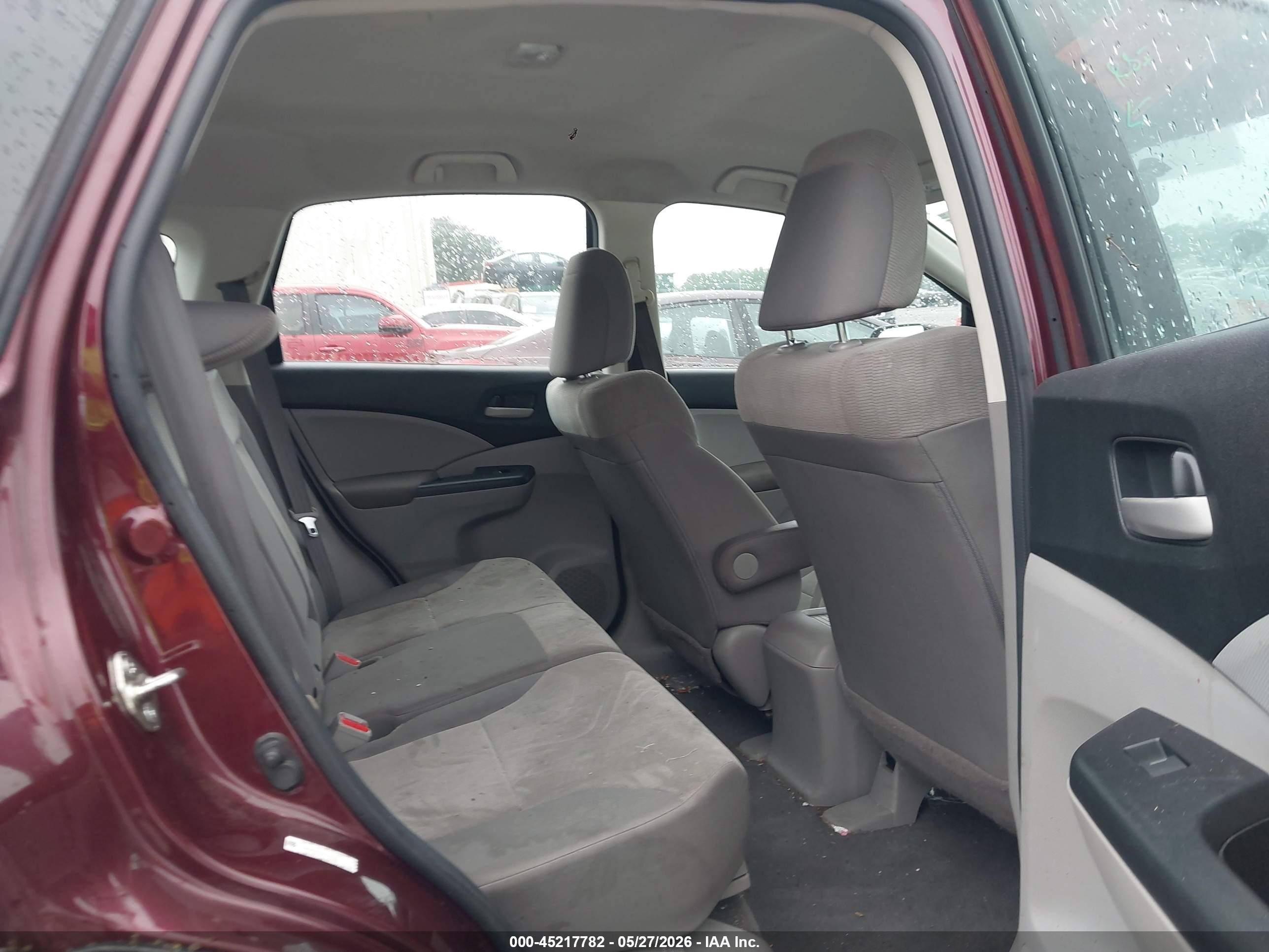 2013 Honda Cr-v Lx Maroon vin: 5J6RM3H31DL012197
