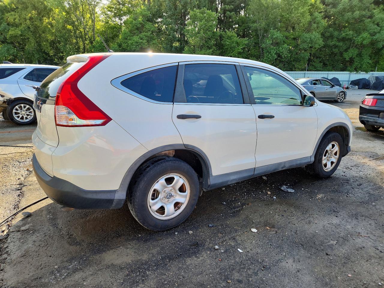 2013 Honda Cr-v Lx Белый vin: 5J6RM3H31DL019148