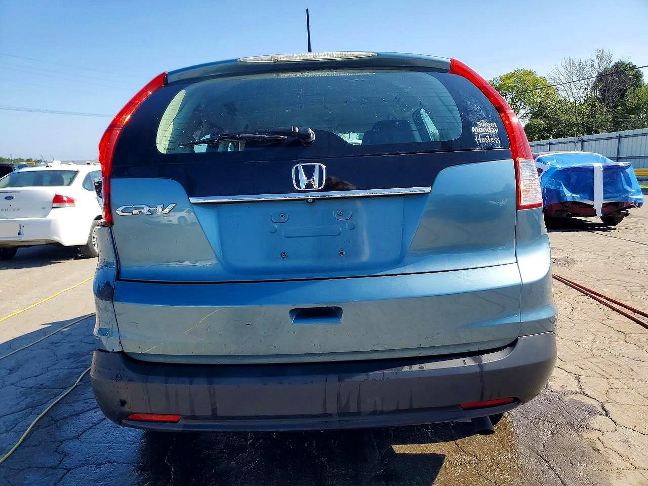 2013 Honda Cr-v Lx Blue vin: 5J6RM3H31DL039593