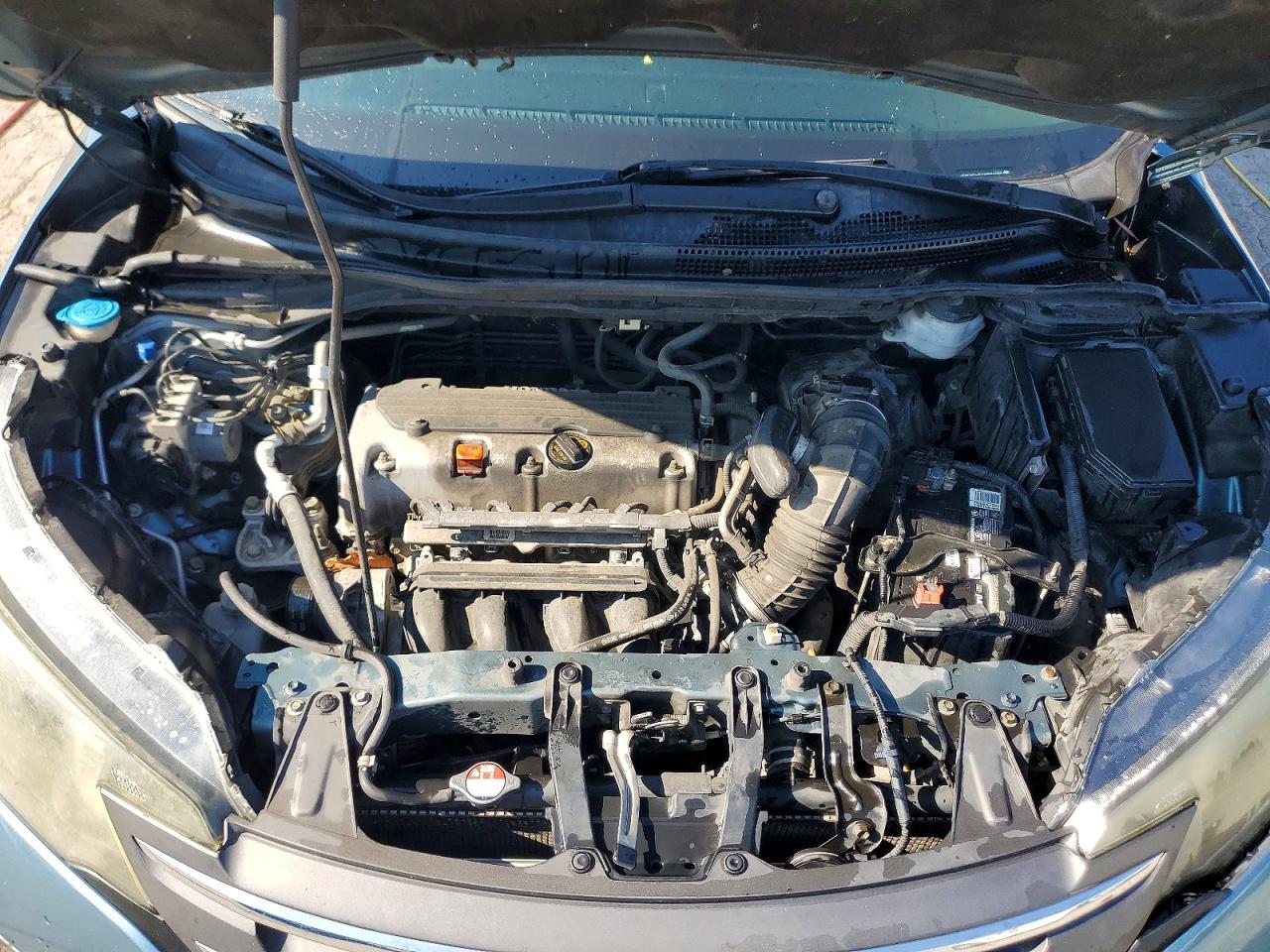 2013 Honda Cr-v Lx Blue vin: 5J6RM3H31DL039593