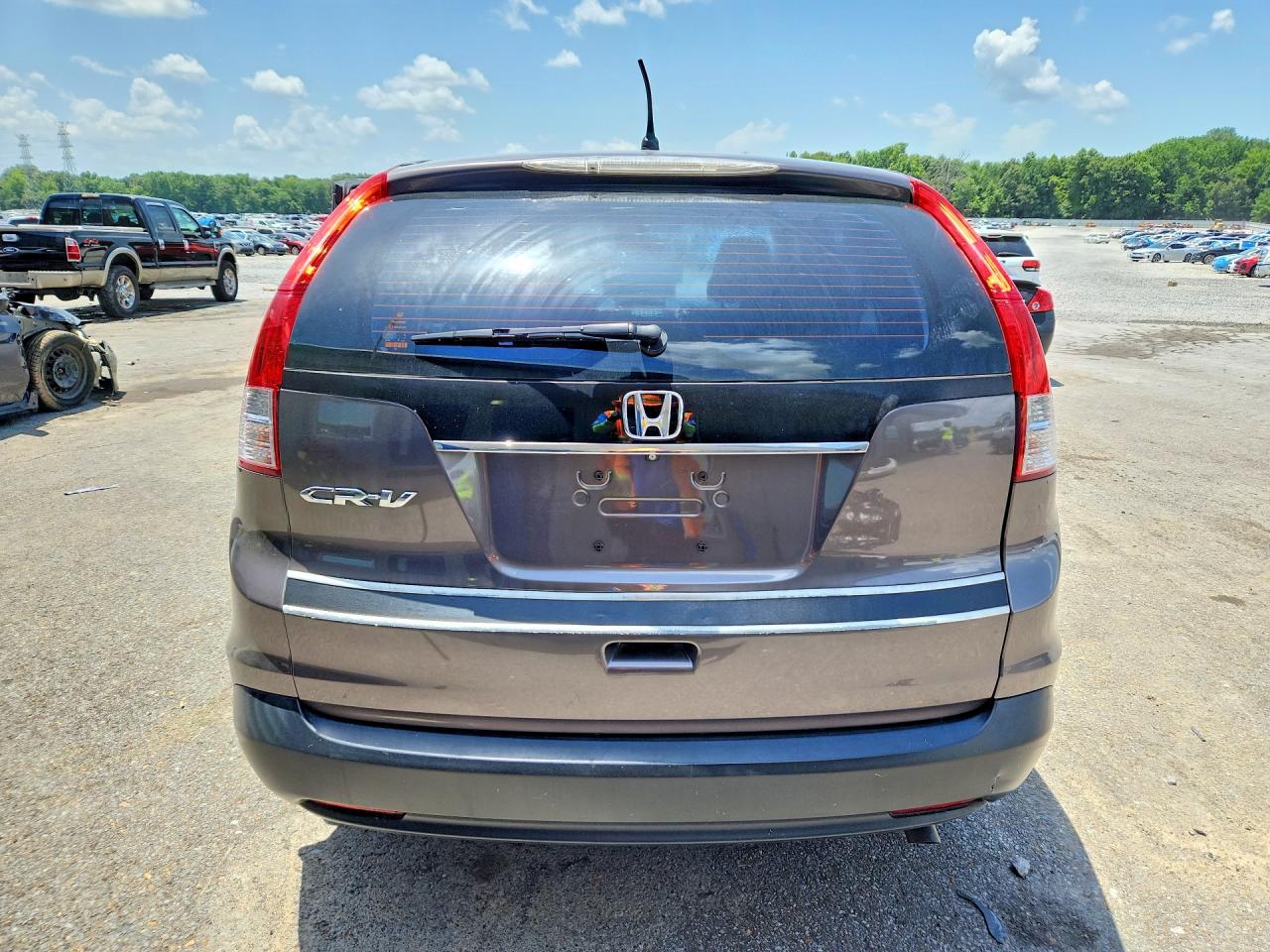 2014 Honda Cr-v Lx Brown vin: 5J6RM3H31EL006269