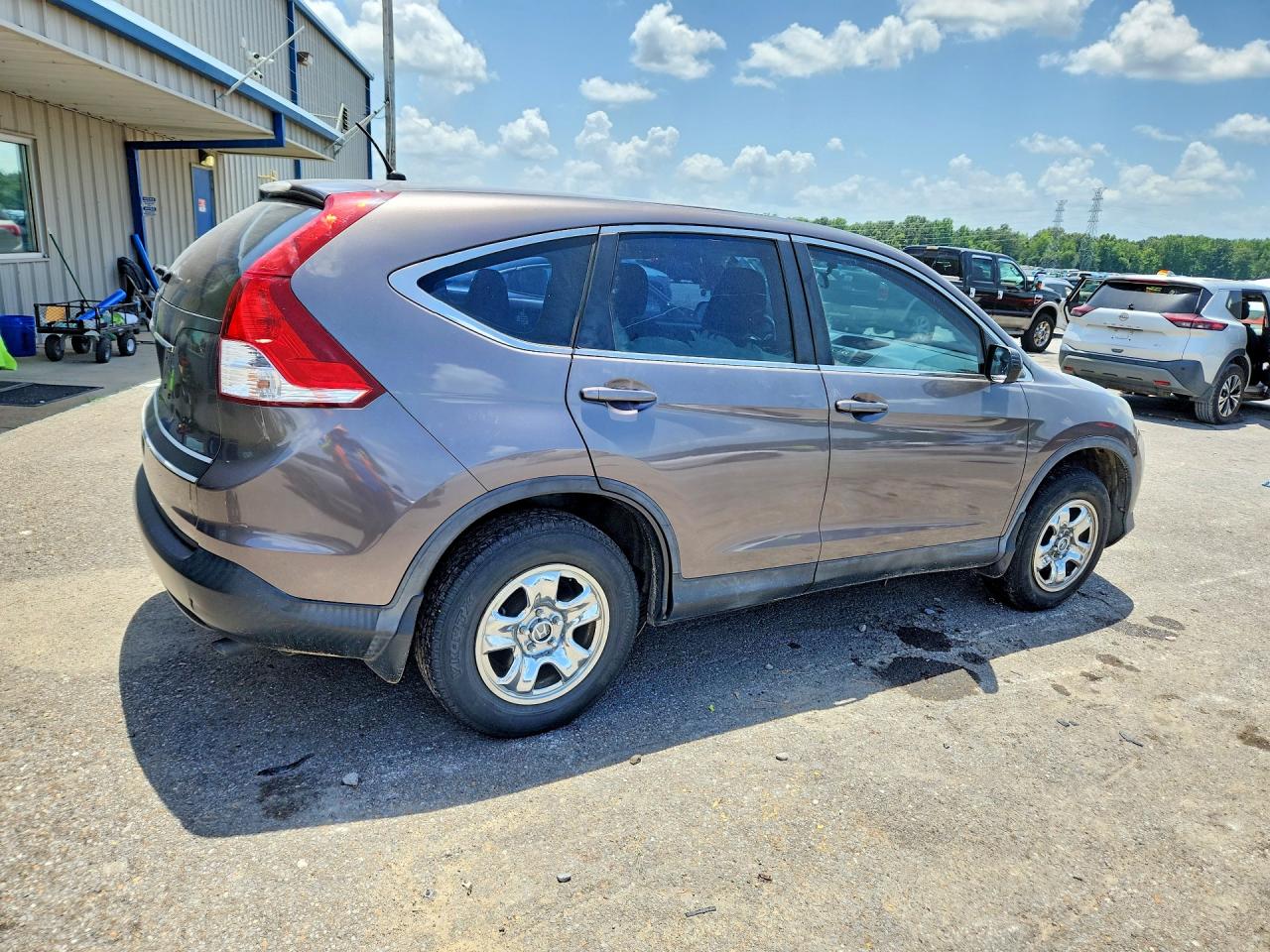 2014 Honda Cr-v Lx Brown vin: 5J6RM3H31EL006269