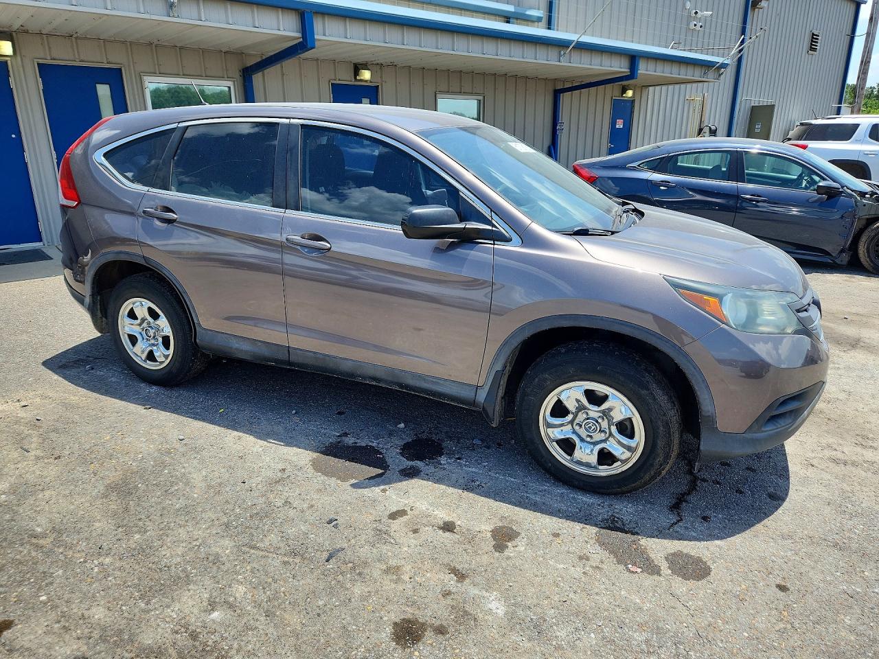 2014 Honda Cr-v Lx Brown vin: 5J6RM3H31EL006269