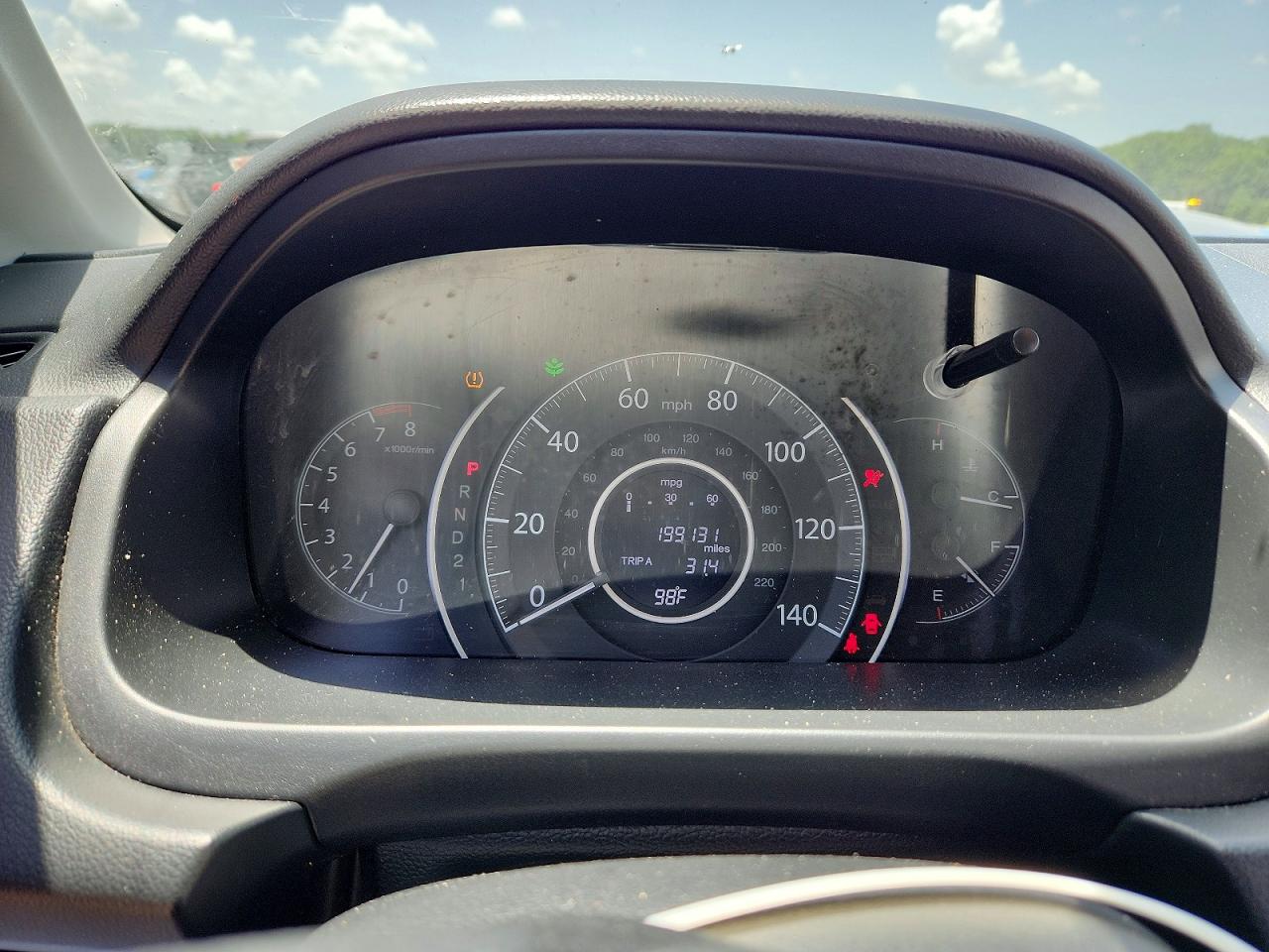 2014 Honda Cr-v Lx Brown vin: 5J6RM3H31EL006269
