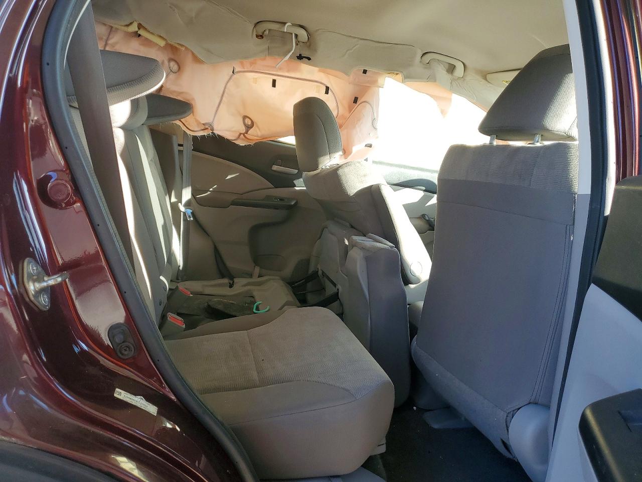 2014 Honda Crv Awd Maroon vin: 5J6RM3H31EL007633