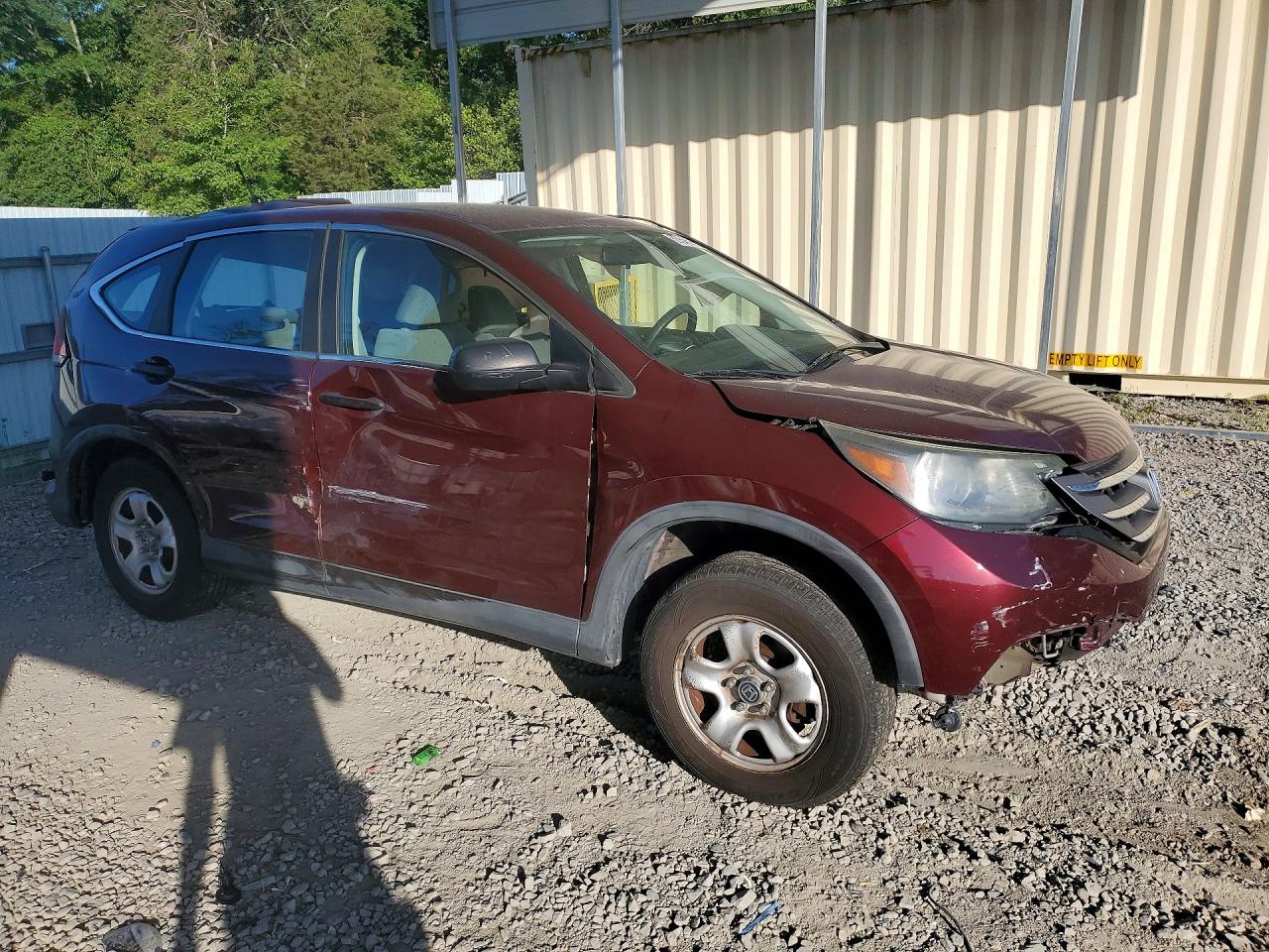 2014 Honda Crv Awd Maroon vin: 5J6RM3H31EL007633