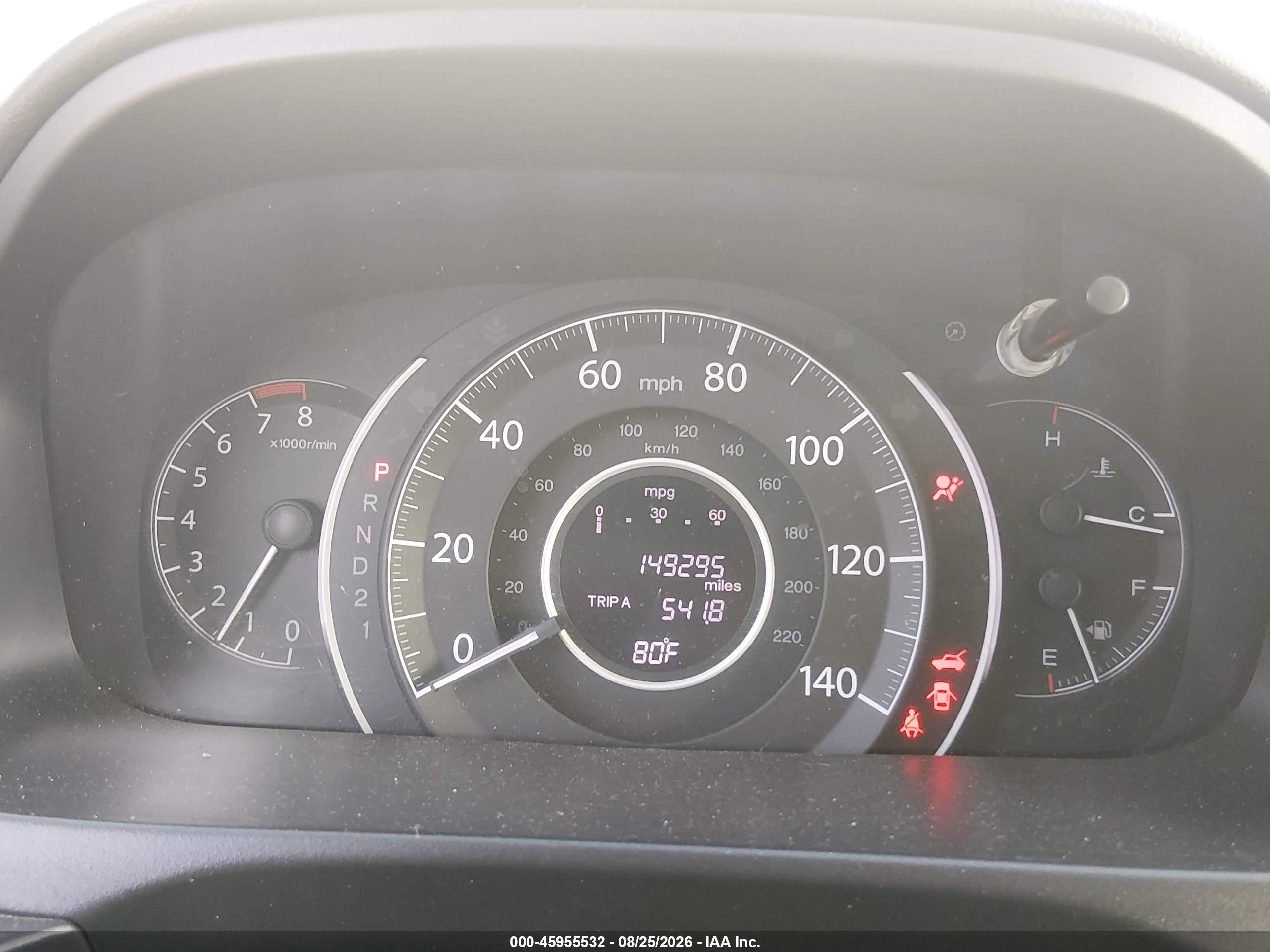 2014 Honda Cr-v Lx White vin: 5J6RM3H31EL011231