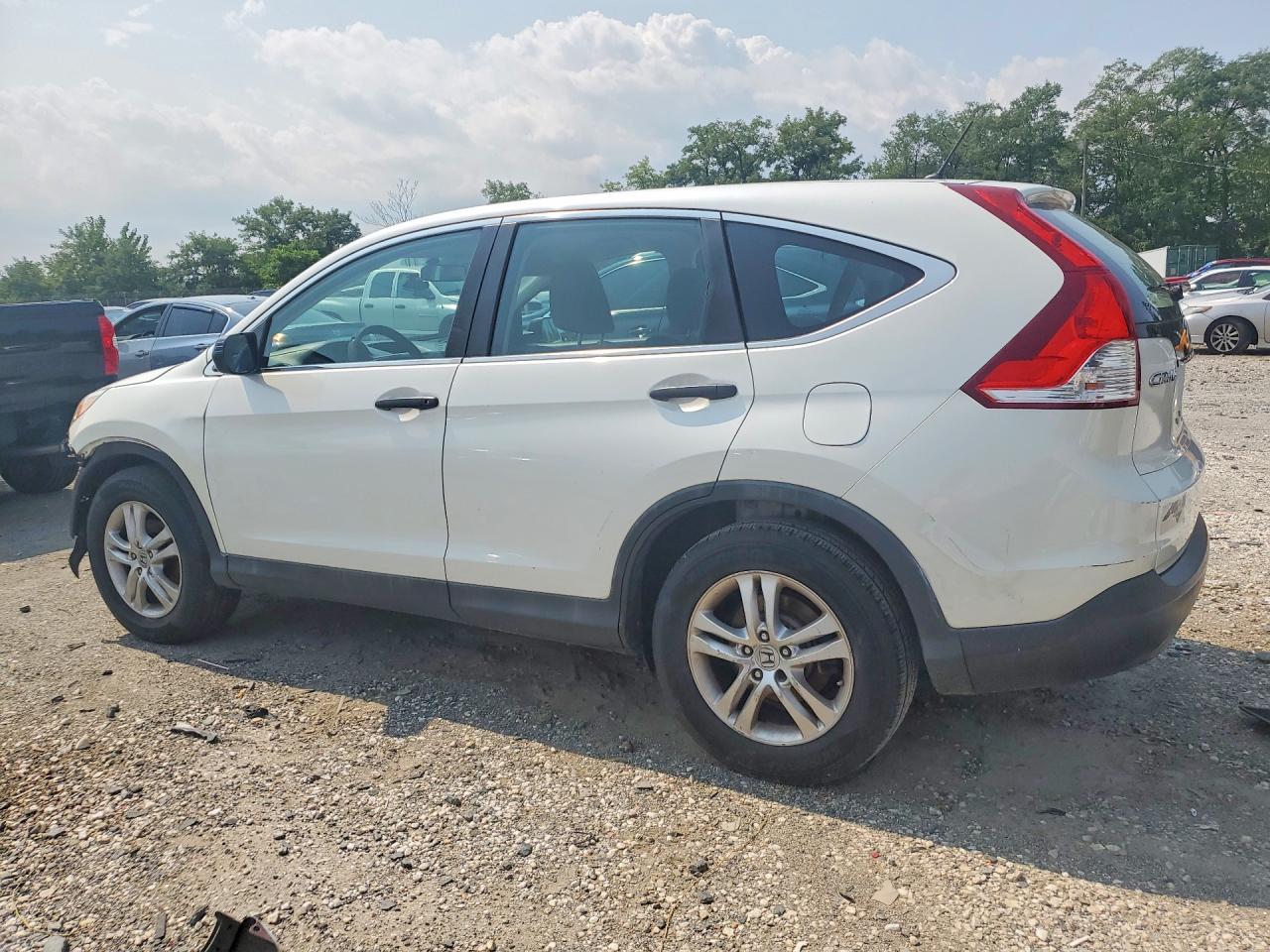 2014 Honda Cr-v Lx White vin: 5J6RM3H31EL014453