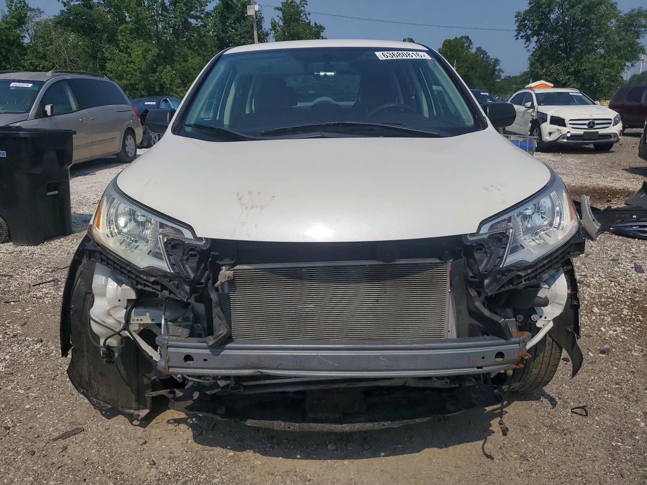 2014 Honda Cr-v Lx White vin: 5J6RM3H31EL014453